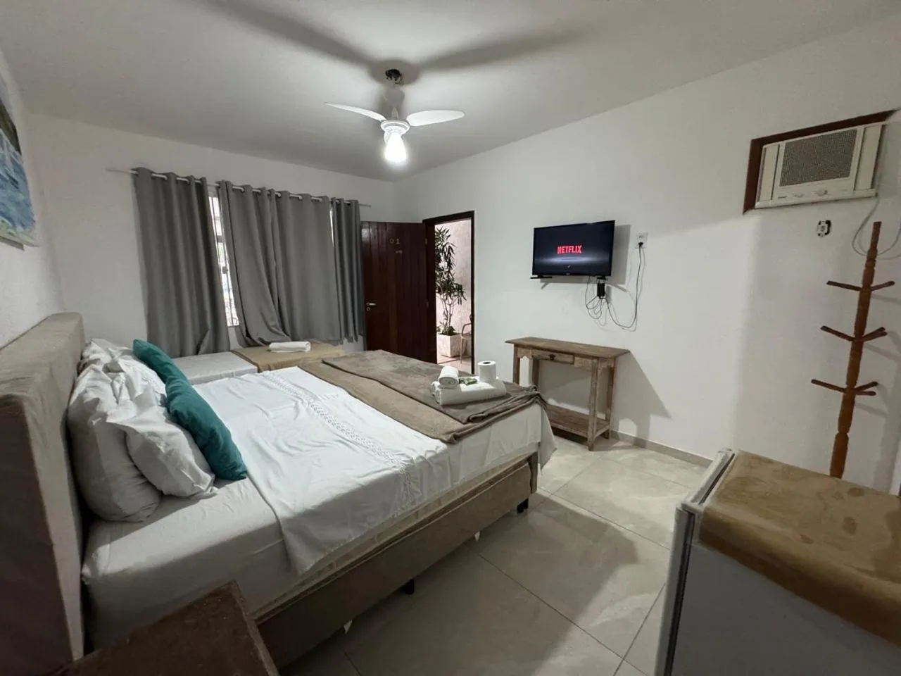 Bed in Pousada Sereia de Geriba