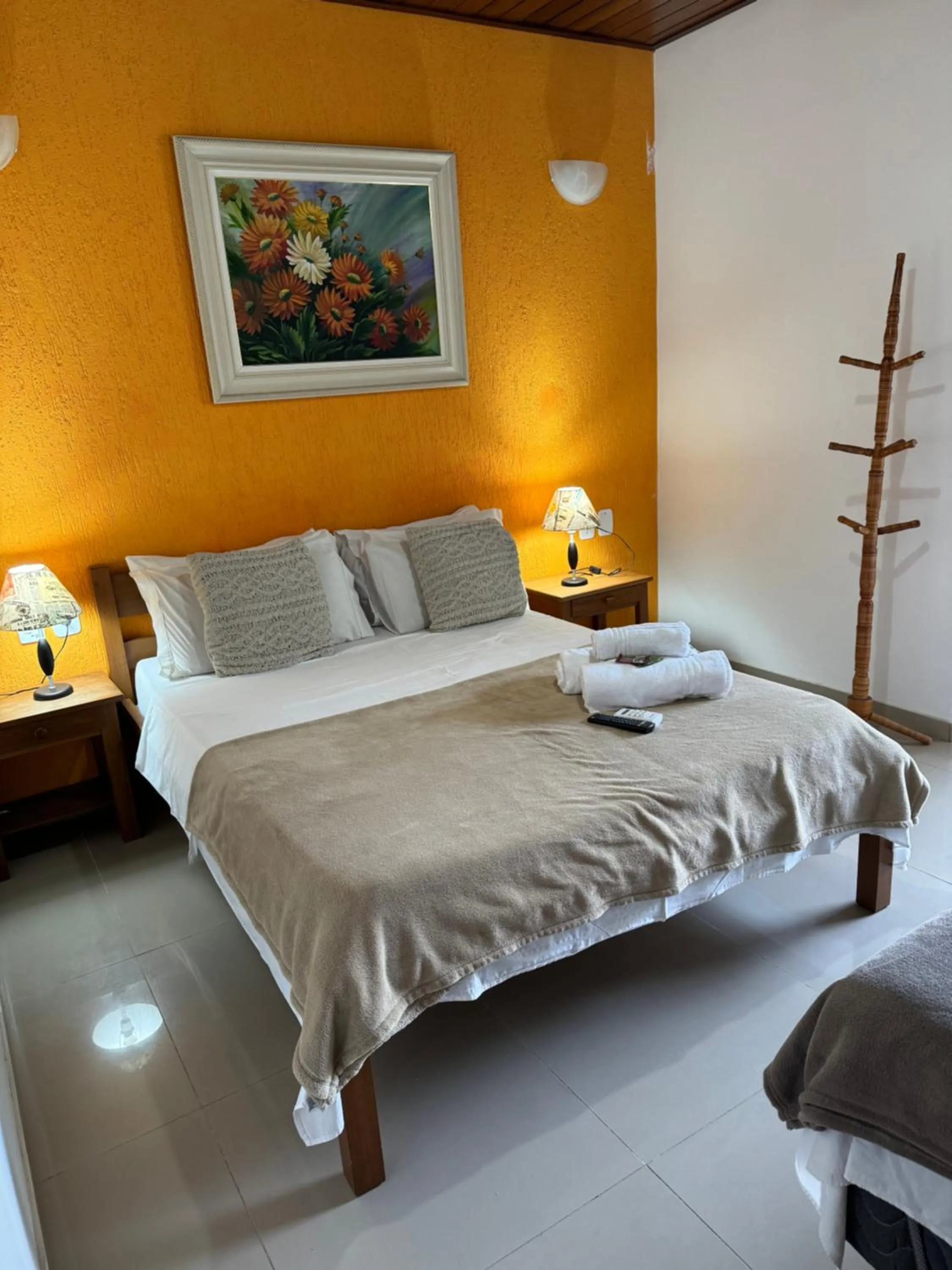 Bed in Pousada Sereia de Geriba