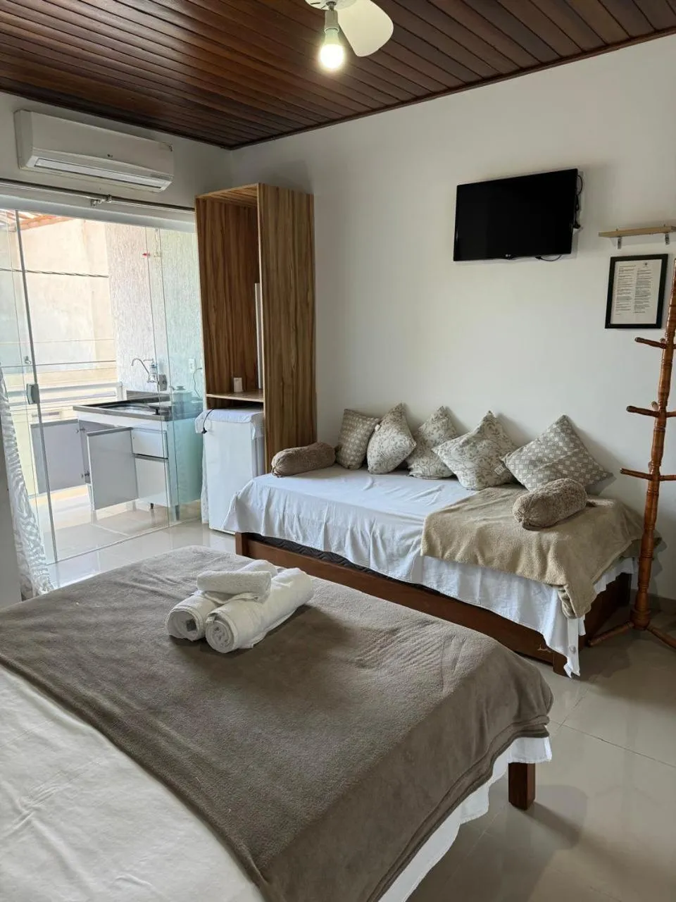 Bed in Pousada Sereia de Geriba