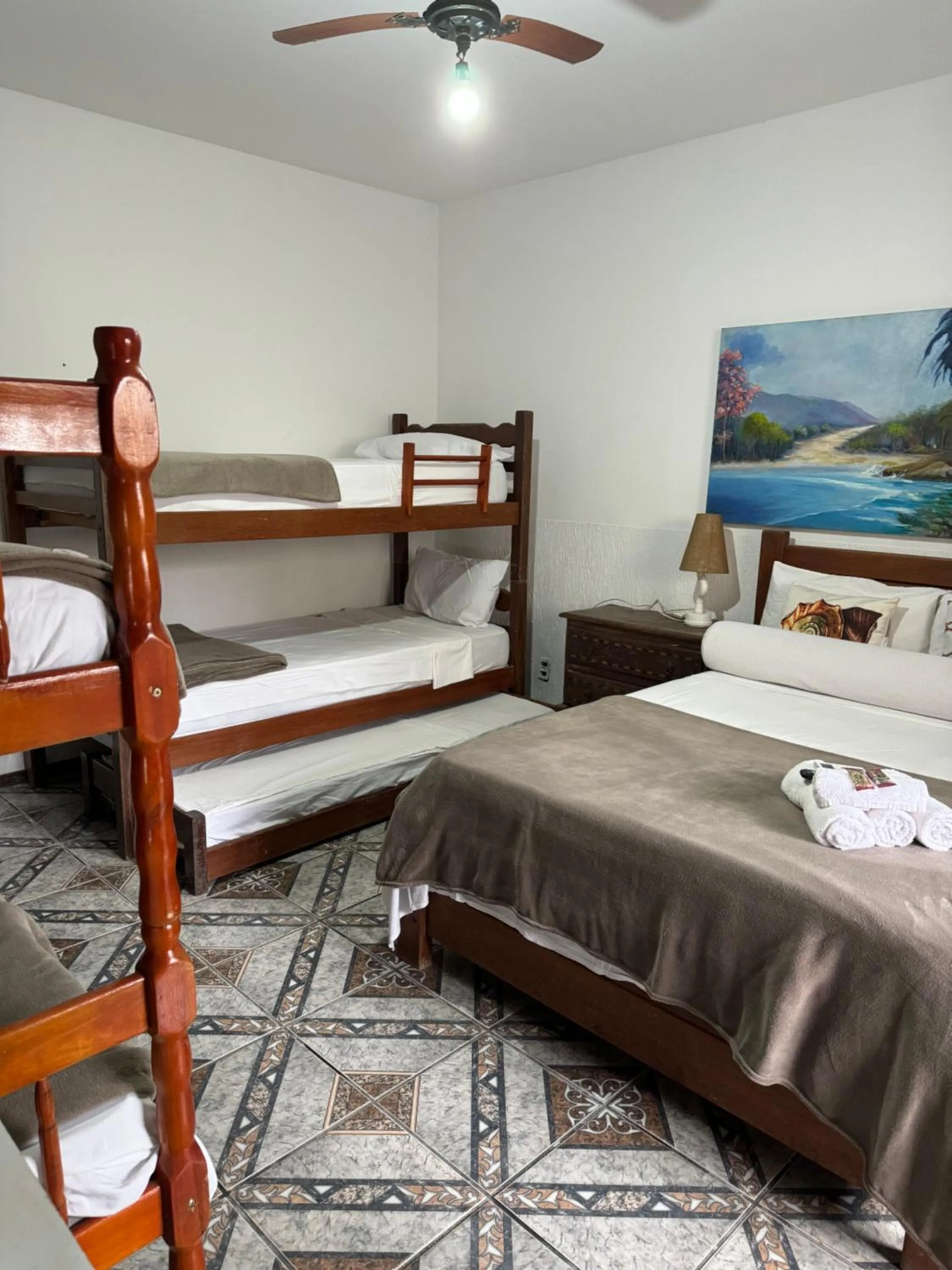 Bed in Pousada Sereia de Geriba