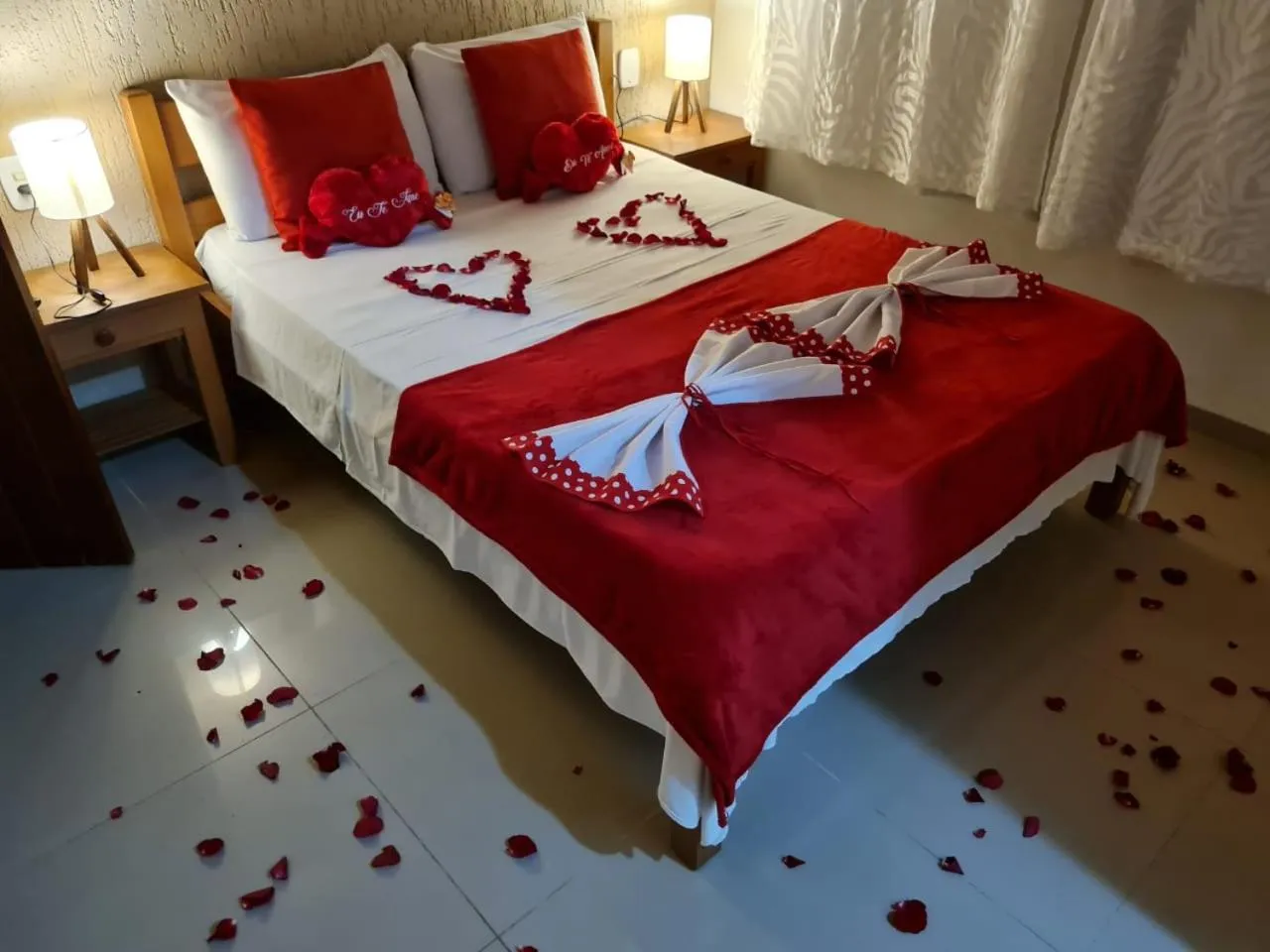 Bed in Pousada Sereia de Geriba