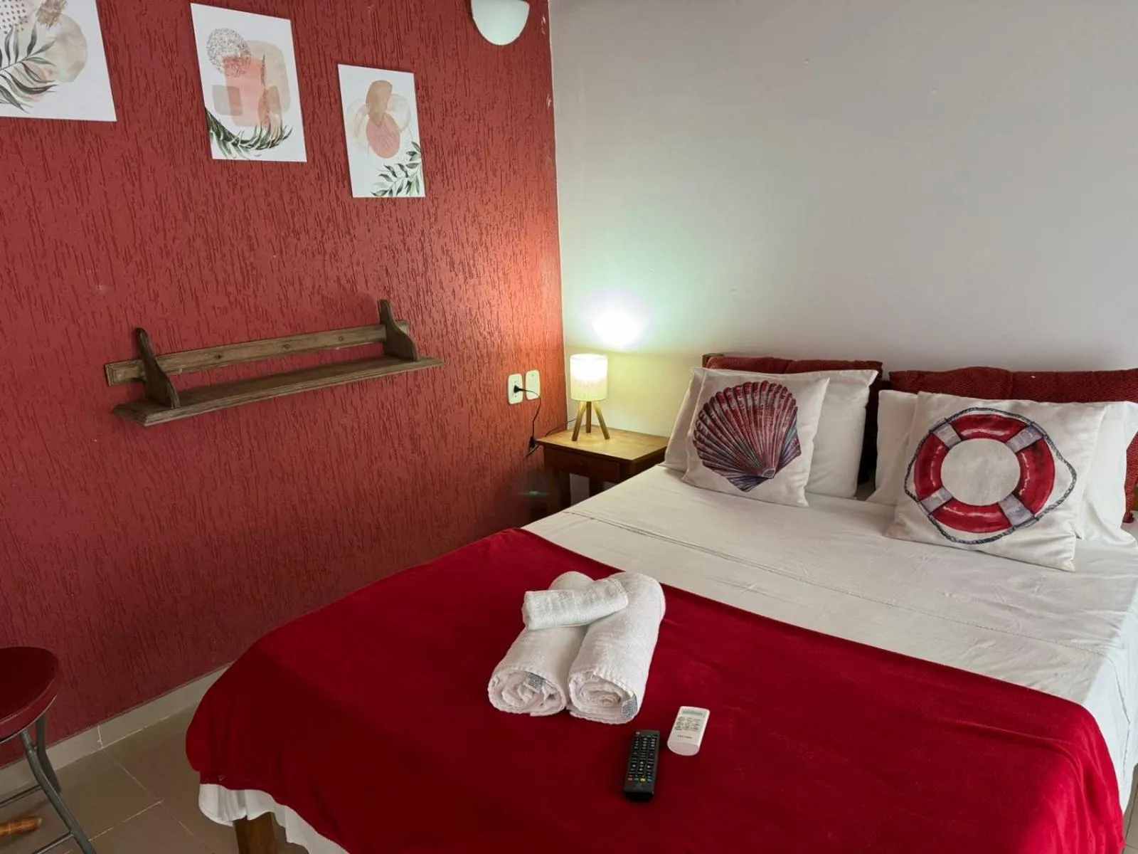 Bed in Pousada Sereia de Geriba