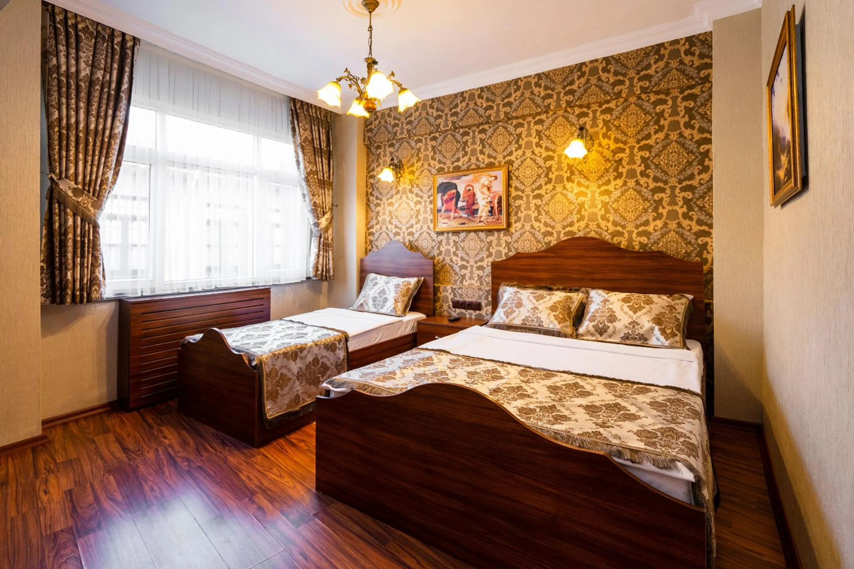 Bedroom, Bed in The First Ottoman Suites