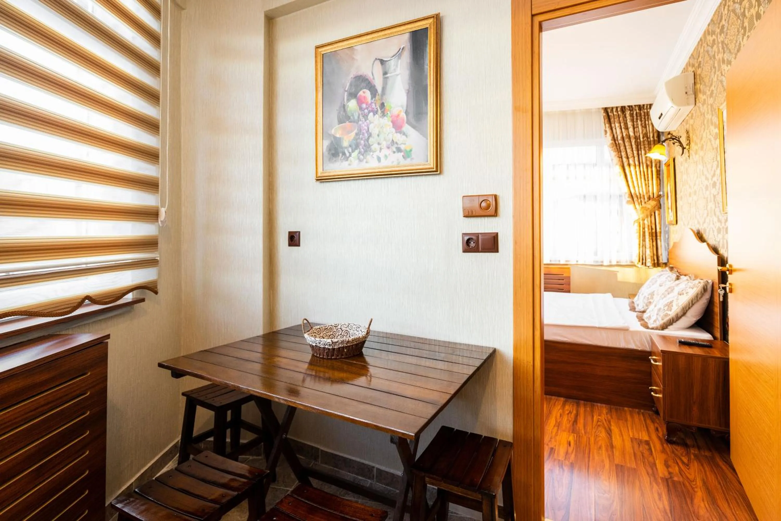 Living room, Bed in The First Ottoman Suites