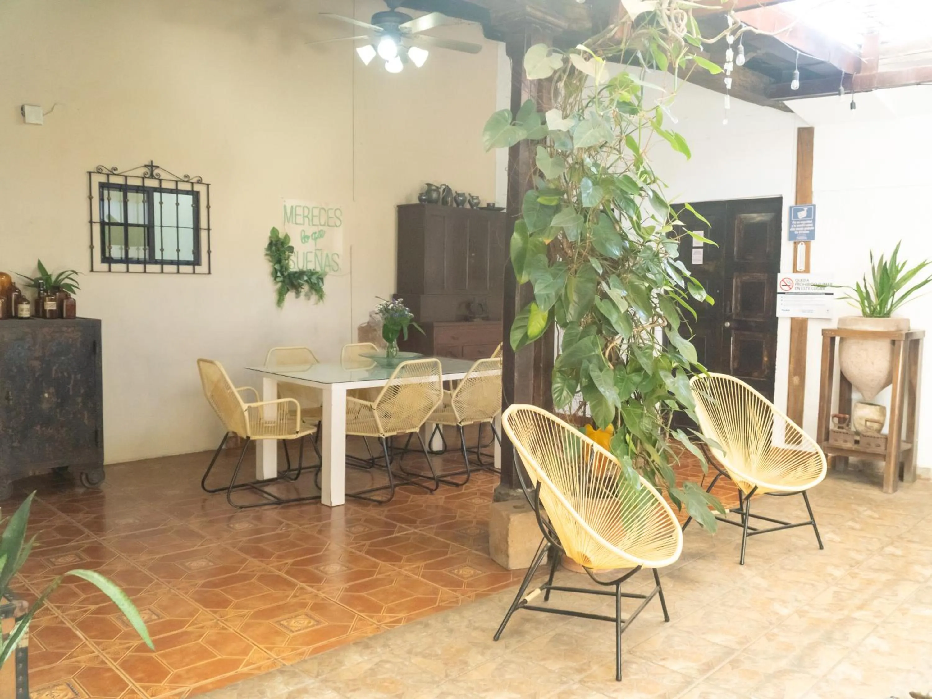 Patio in La Casa de Mamapán Hotel Colonial Ahuachapan