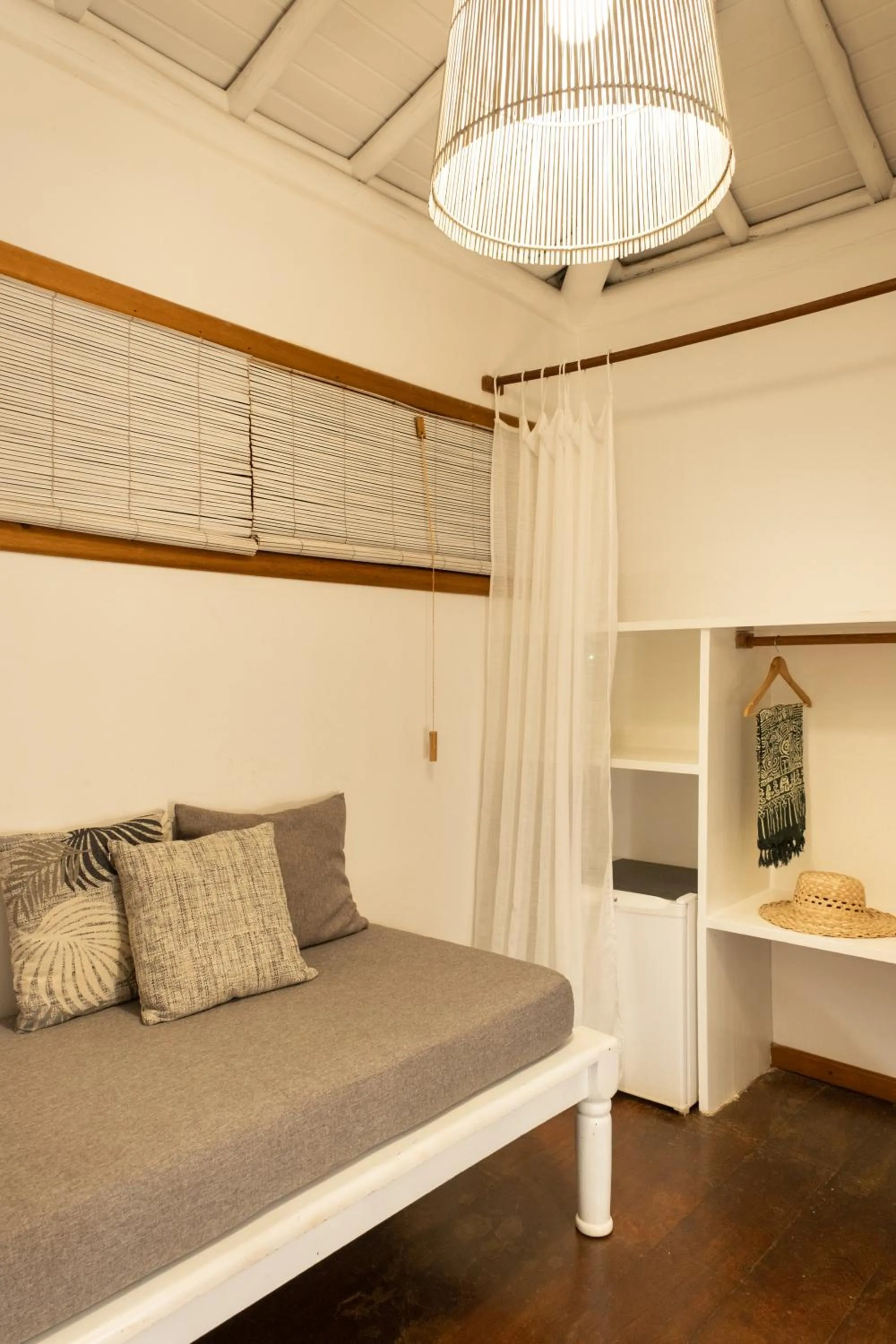 Bed in Pousada Denada