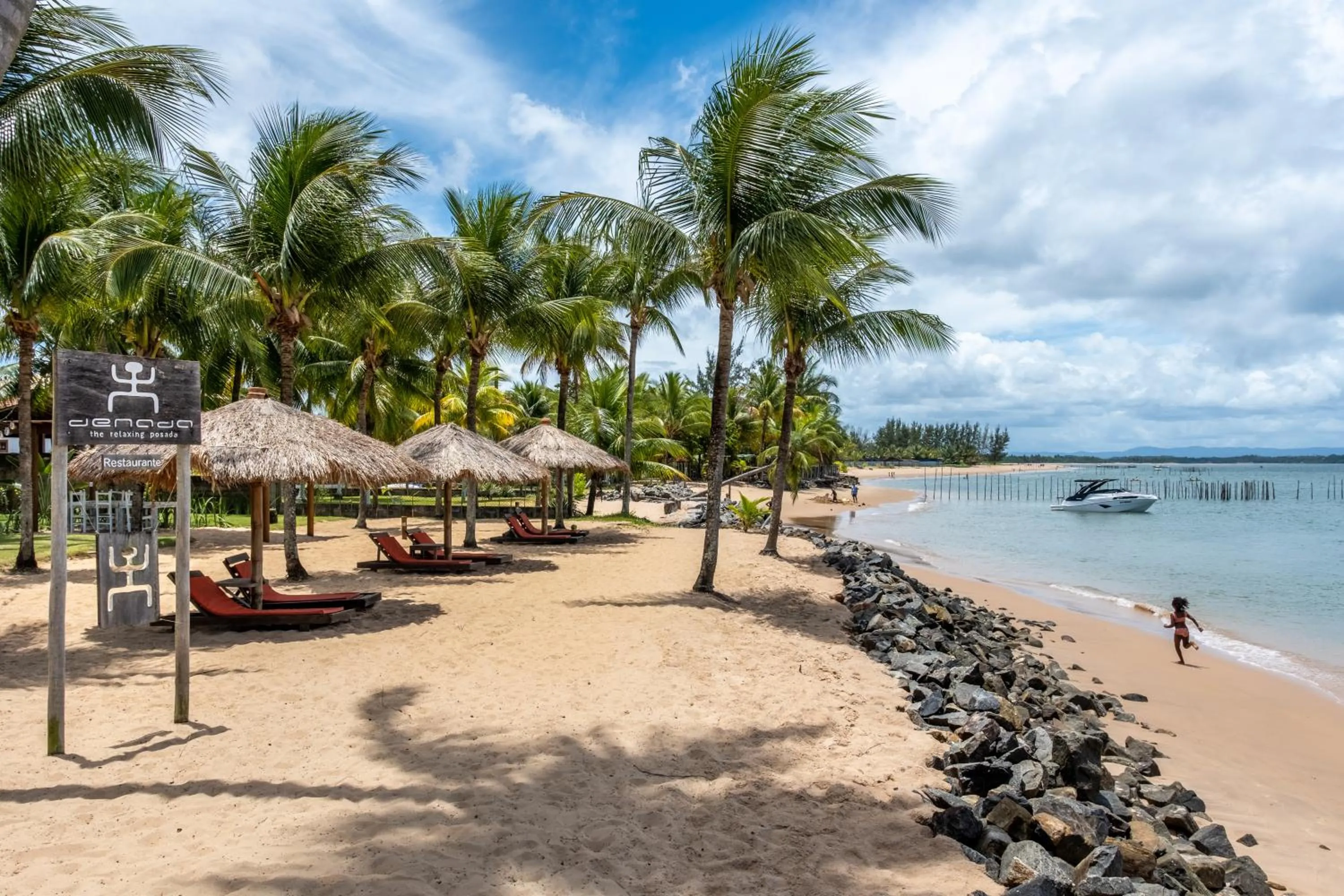Beach in Pousada Denada