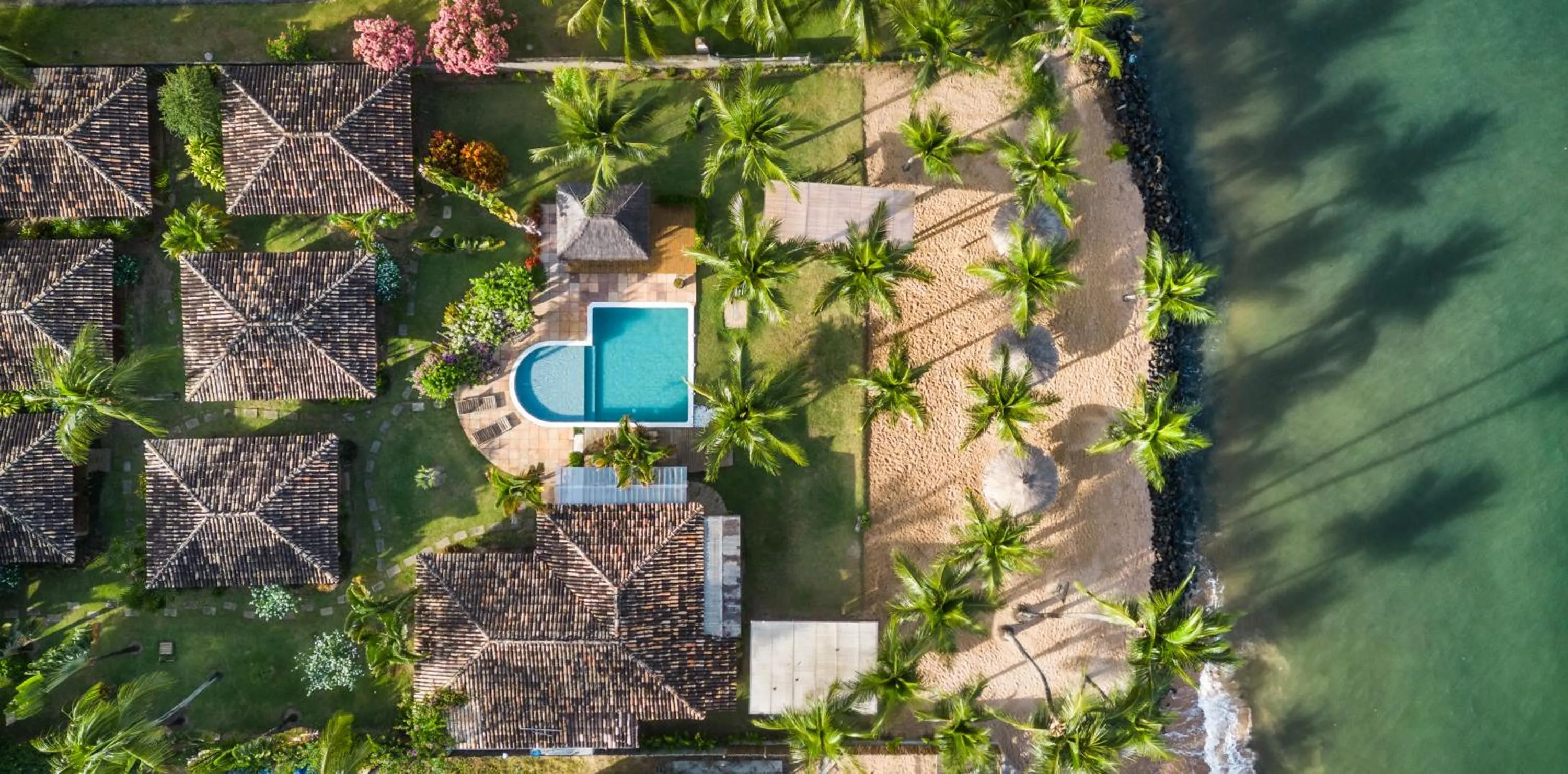 Bird's eye view in Pousada Denada