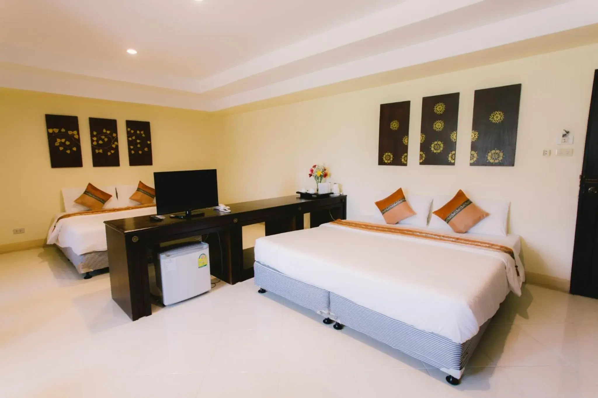 Bed in Royal Princess City Lamphun Hotel Bed in Royal Princess City Lamphun Hotel