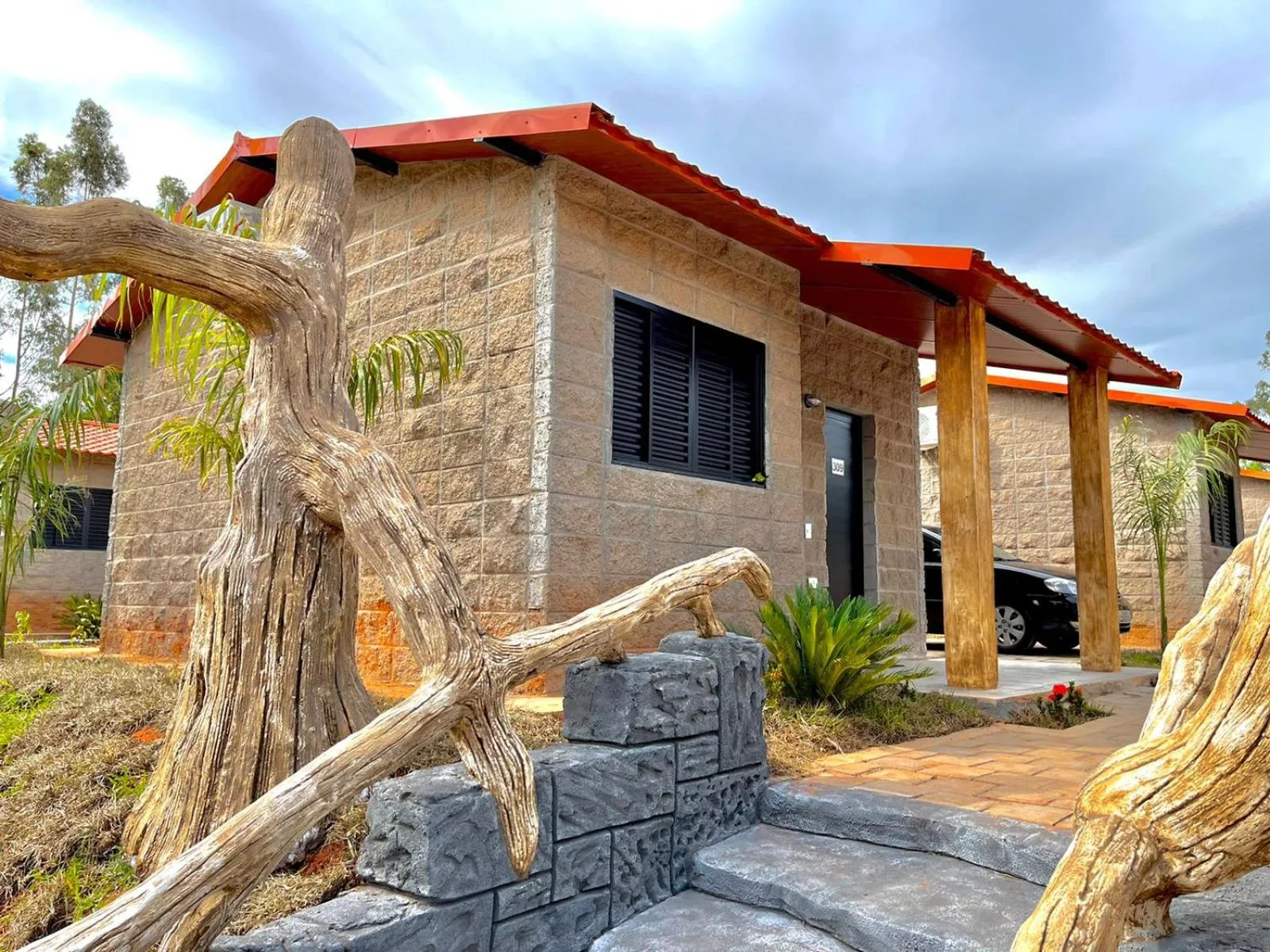 Facade/entrance in Terra Parque Eco Resort
