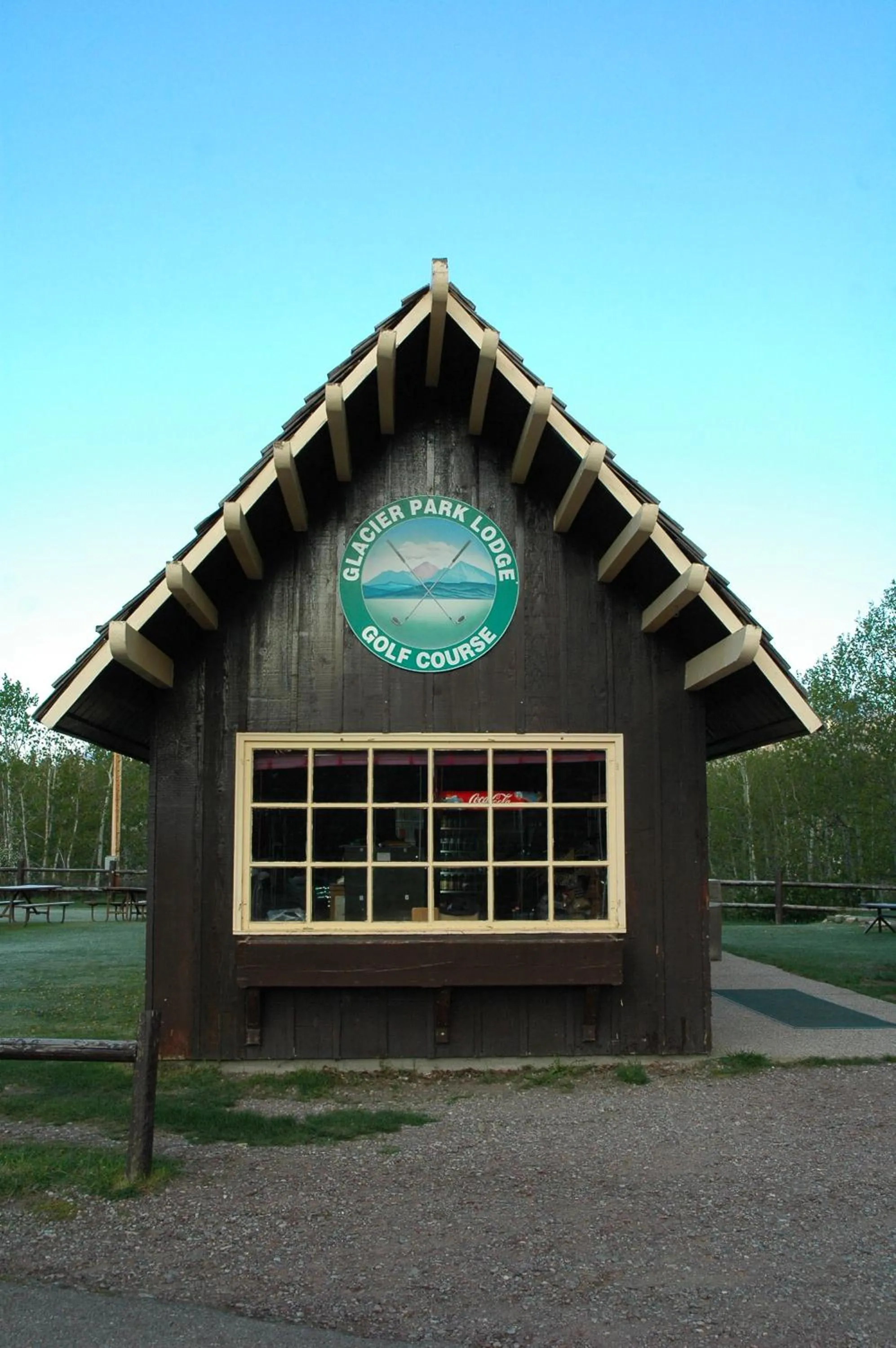 Golfcourse in Glacier Park Lodge