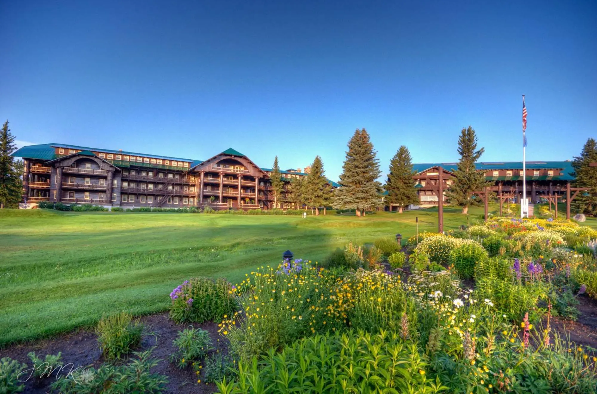 Property building in Glacier Park Lodge