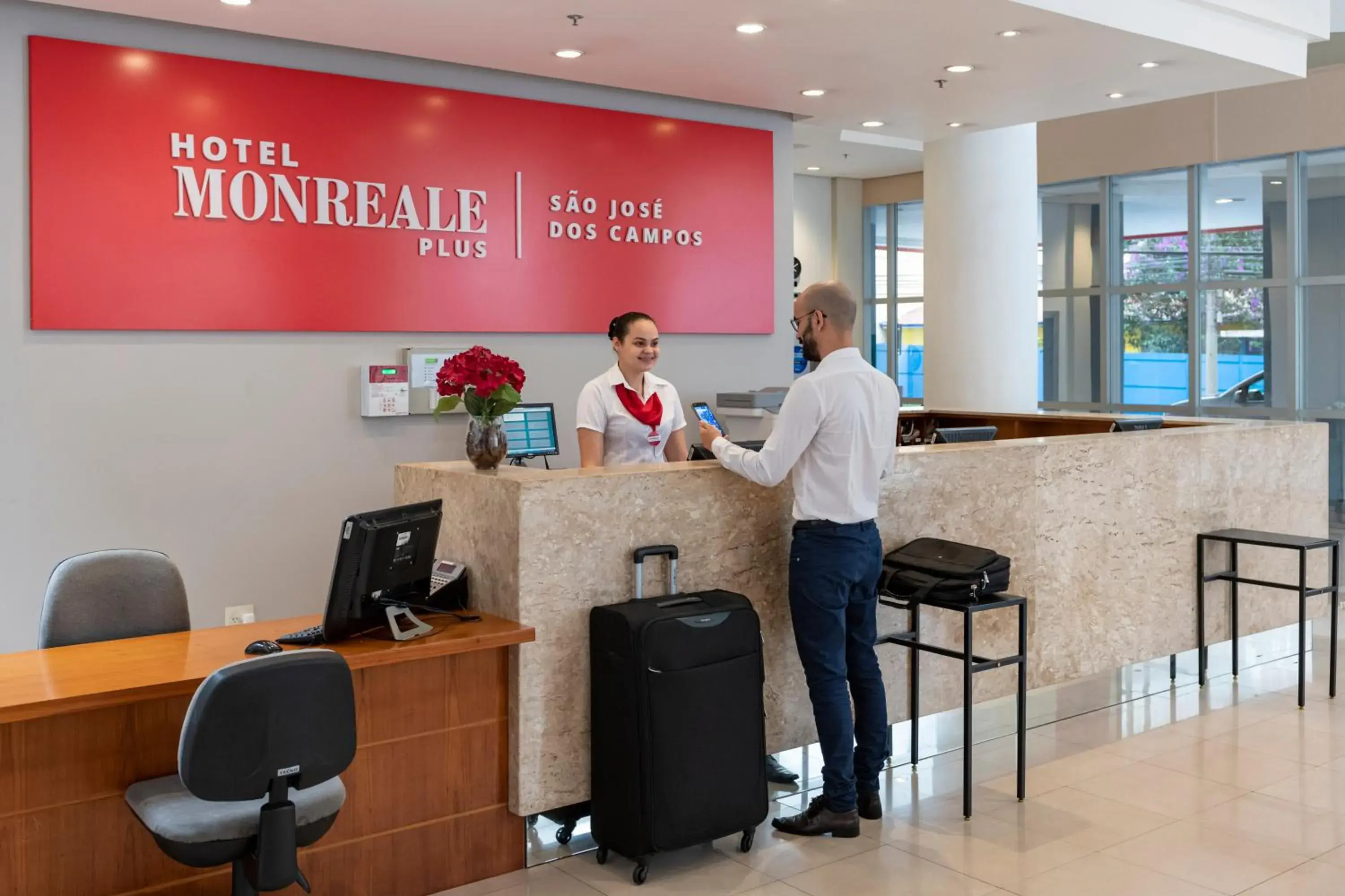 Lobby or reception in Monreale Plus São José dos Campos Lobby or reception in Monreale Plus São José dos Campos