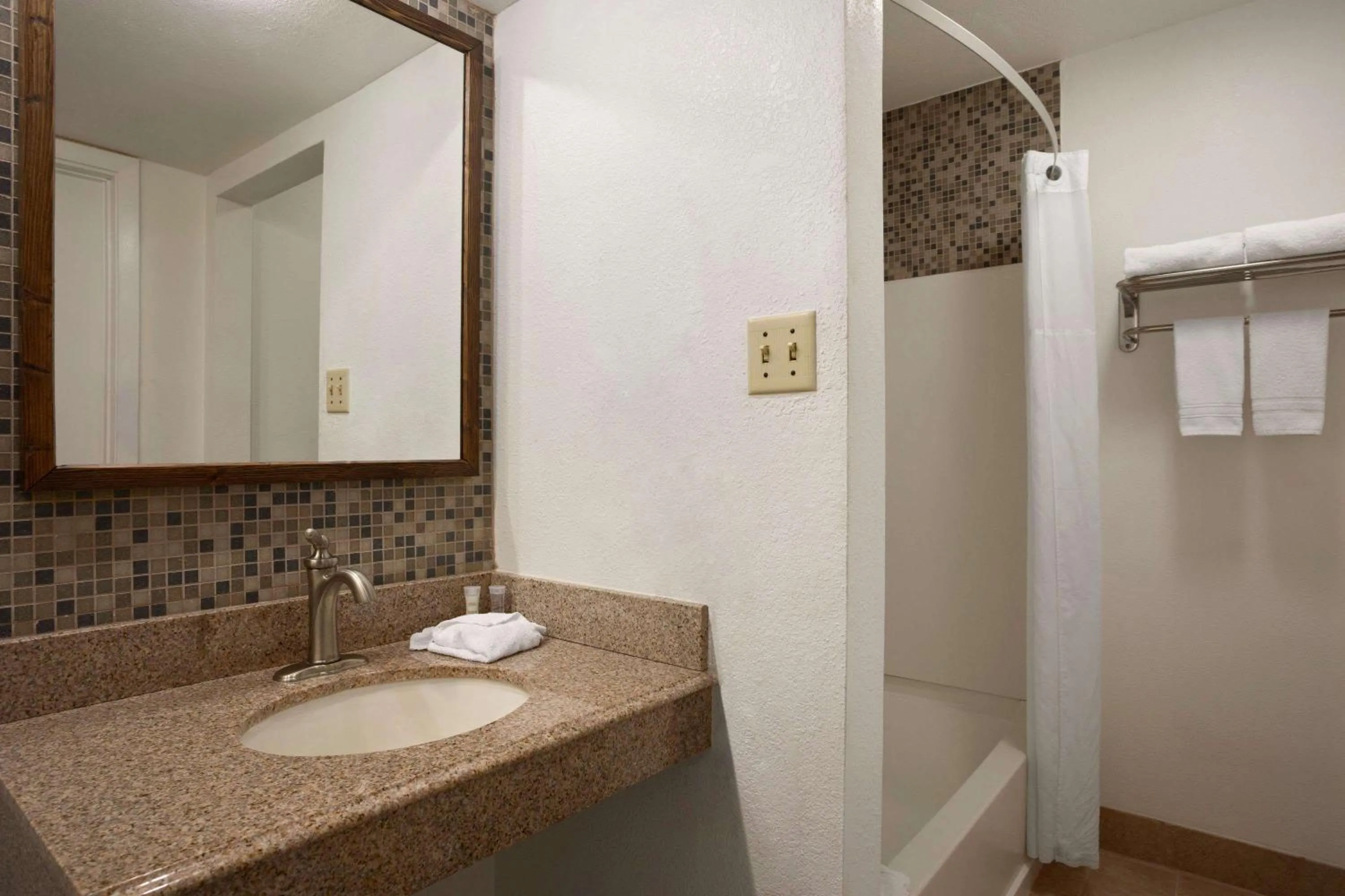 Bathroom in Super 8 by Wyndham Austin Downtown/Capitol Area