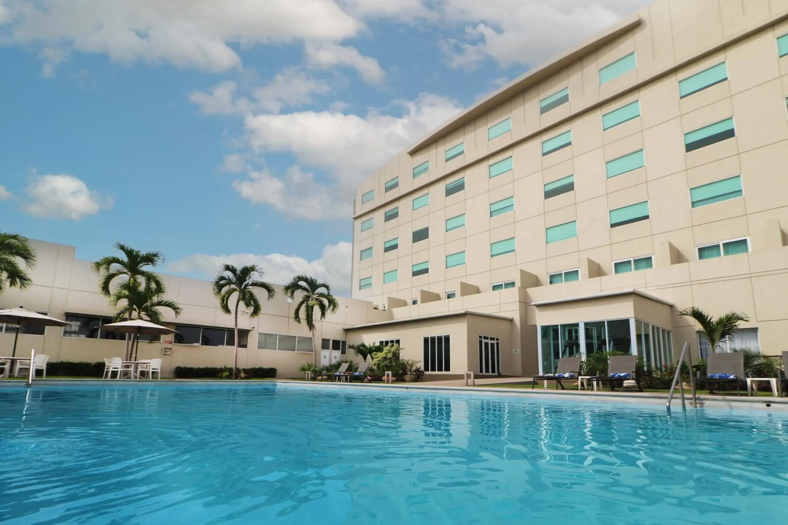 Pool view in Holiday Inn Express Manzanillo by IHG Pool view in Holiday Inn Express Manzanillo by IHG