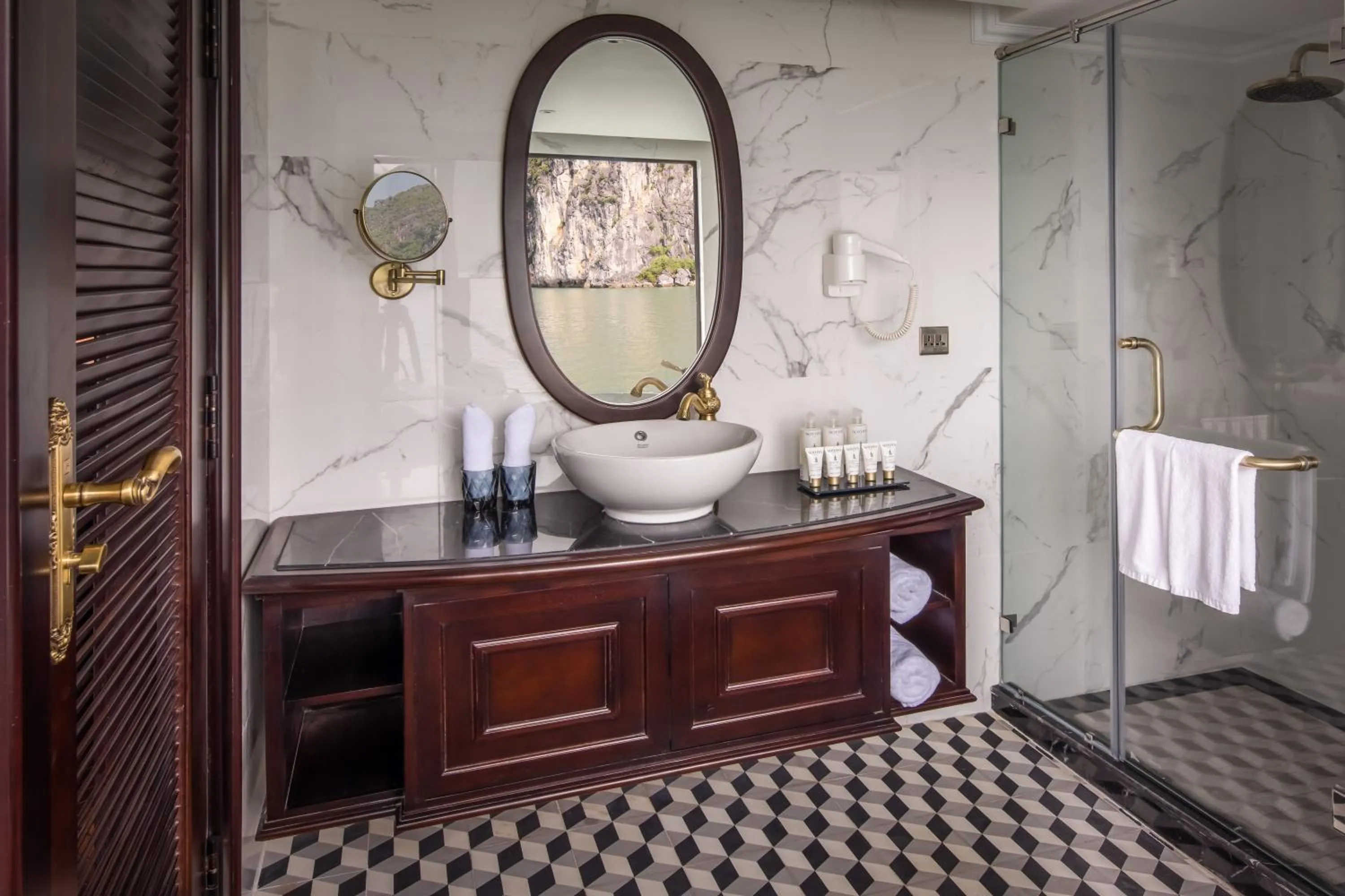 Bathroom in Ambassador Cruise Halong Bay