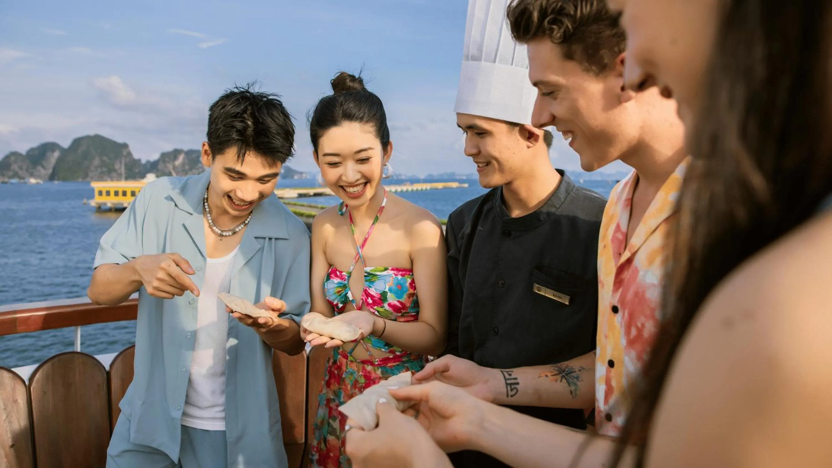 People in Ambassador Cruise Halong Bay