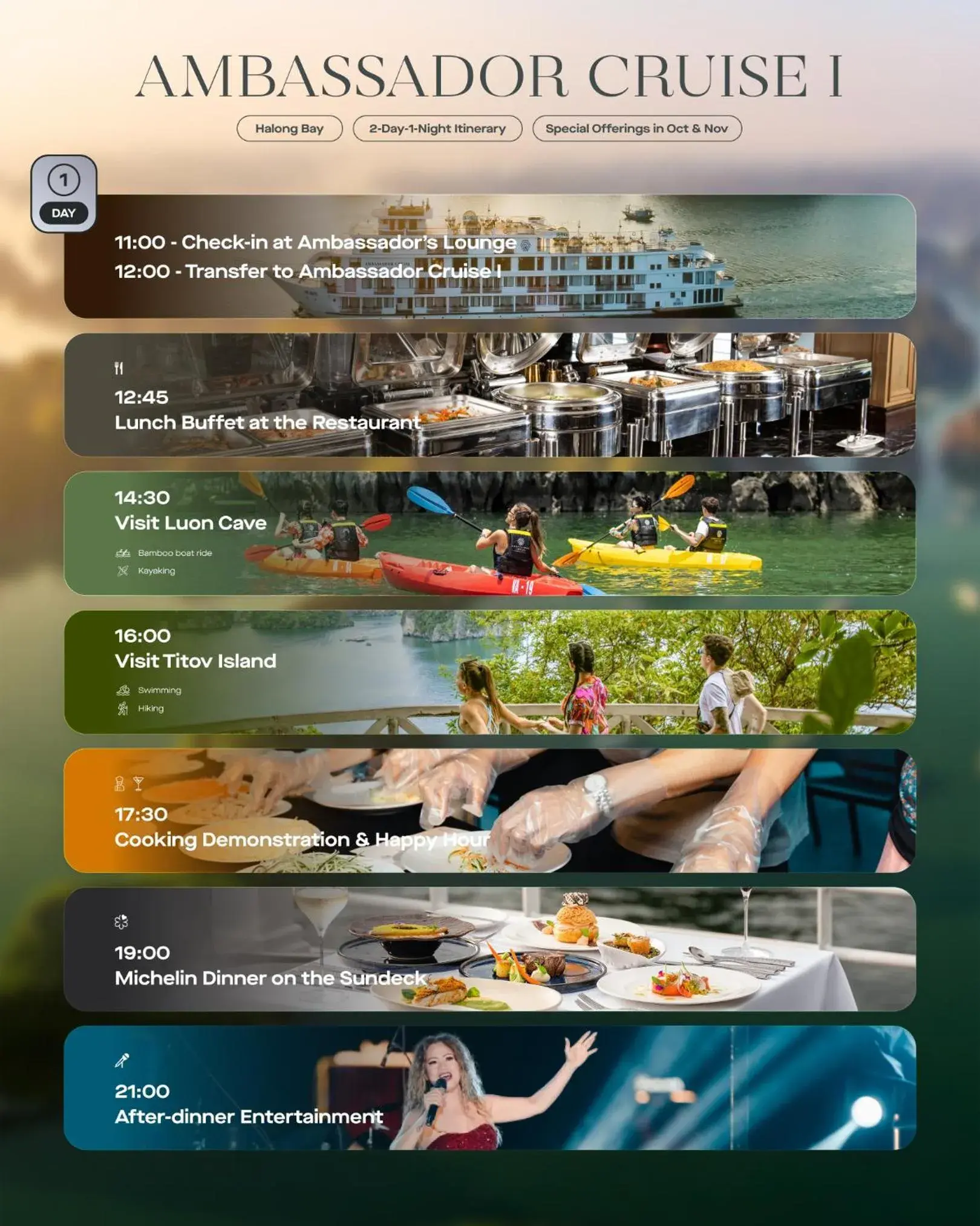 Property building in Ambassador Cruise Halong Bay Property building in Ambassador Cruise Halong Bay