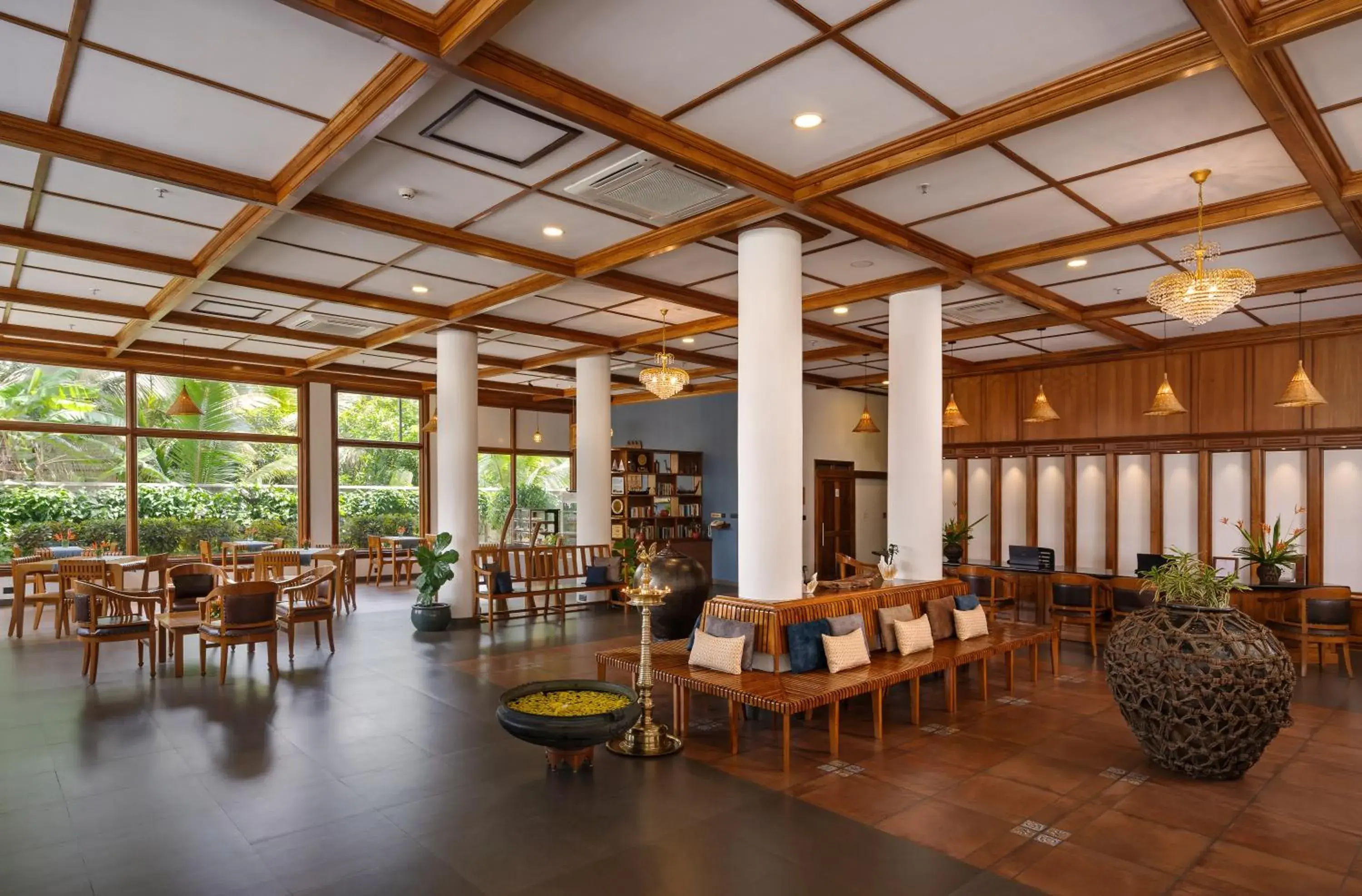 Lobby or reception in Backwater Ripples Kumarakom Lobby or reception in Backwater Ripples Kumarakom