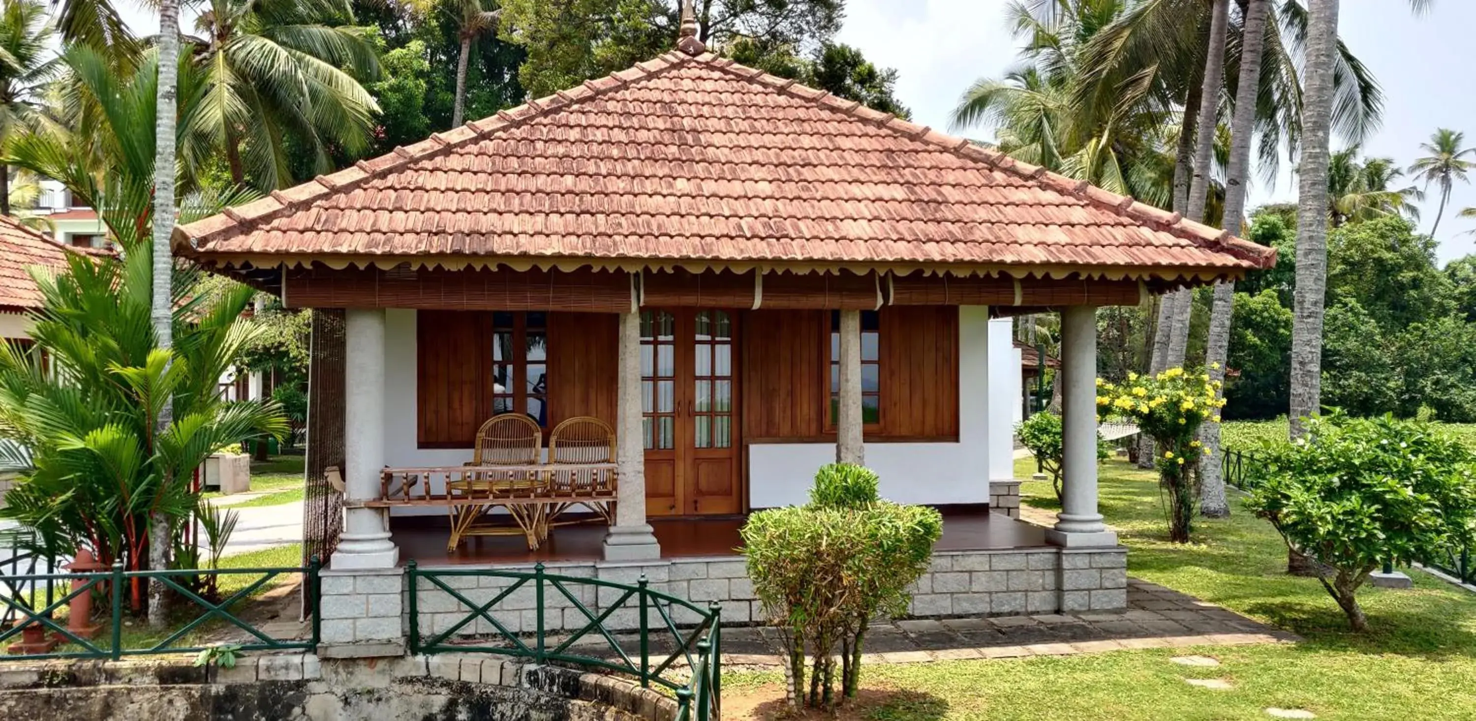 Garden view in Backwater Ripples Kumarakom Garden view in Backwater Ripples Kumarakom