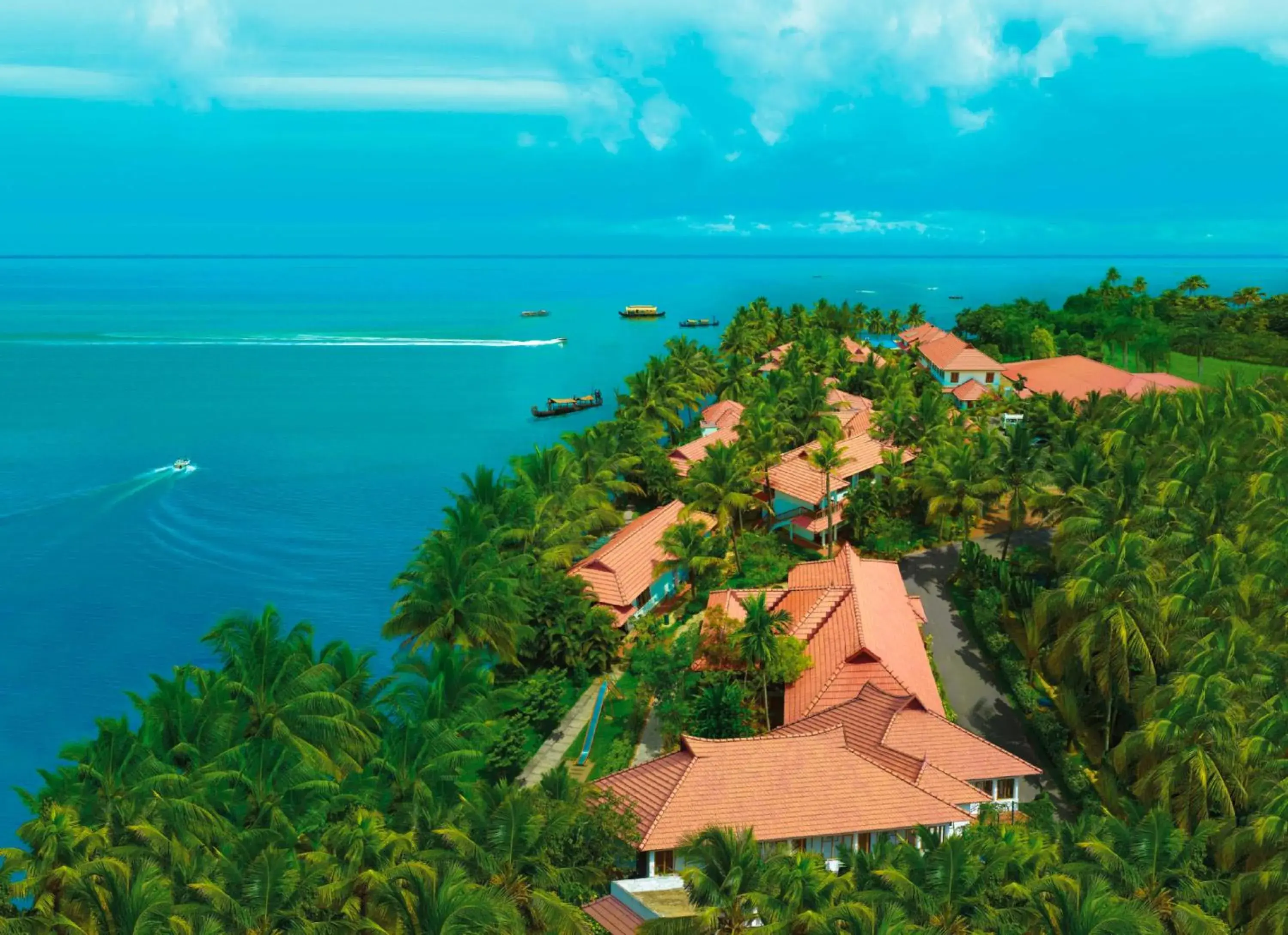 Bird's eye view in Backwater Ripples Kumarakom Bird's eye view in Backwater Ripples Kumarakom