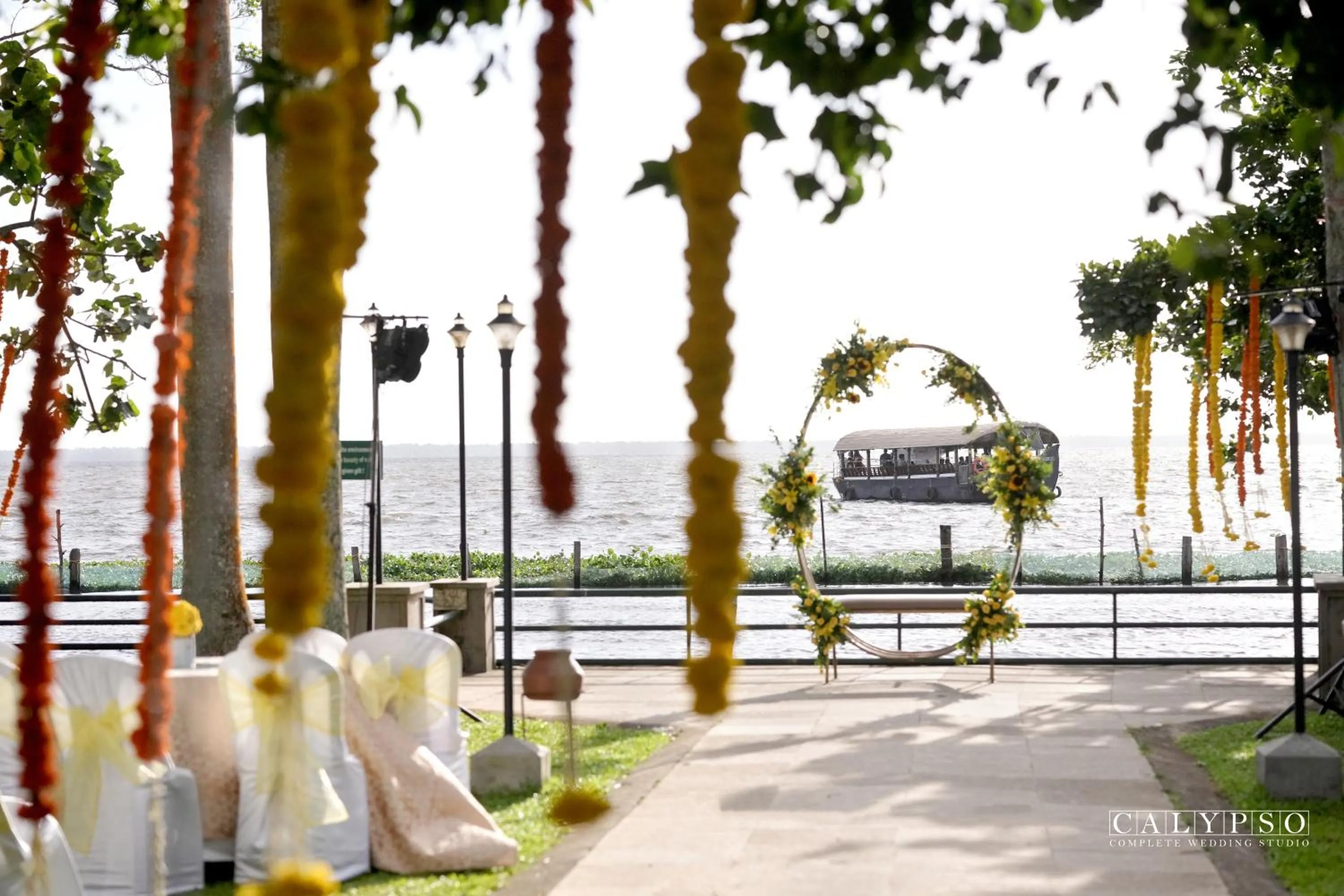 Natural landscape in Backwater Ripples Kumarakom