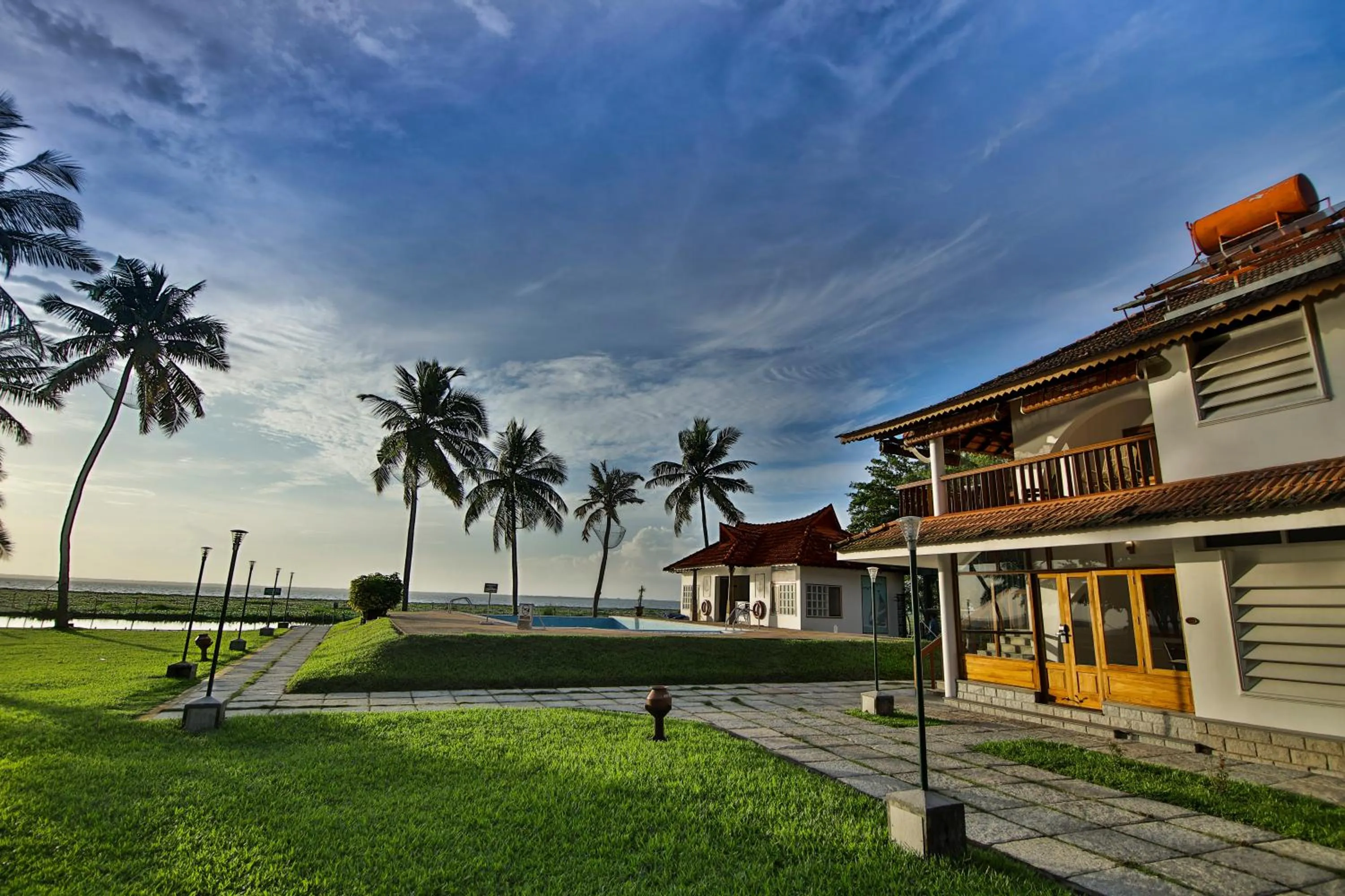 Garden view in Backwater Ripples Kumarakom