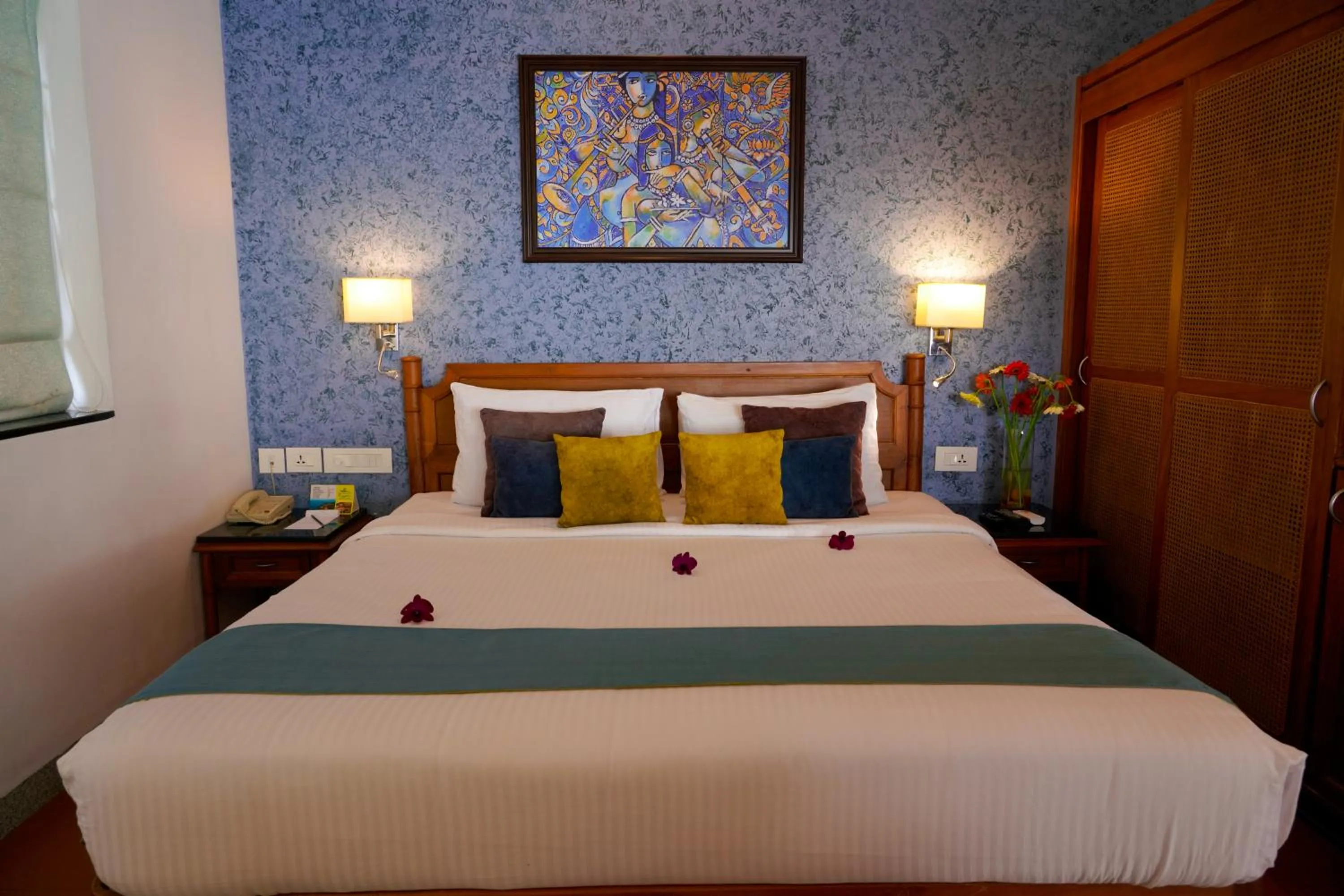 Bed in Backwater Ripples Kumarakom