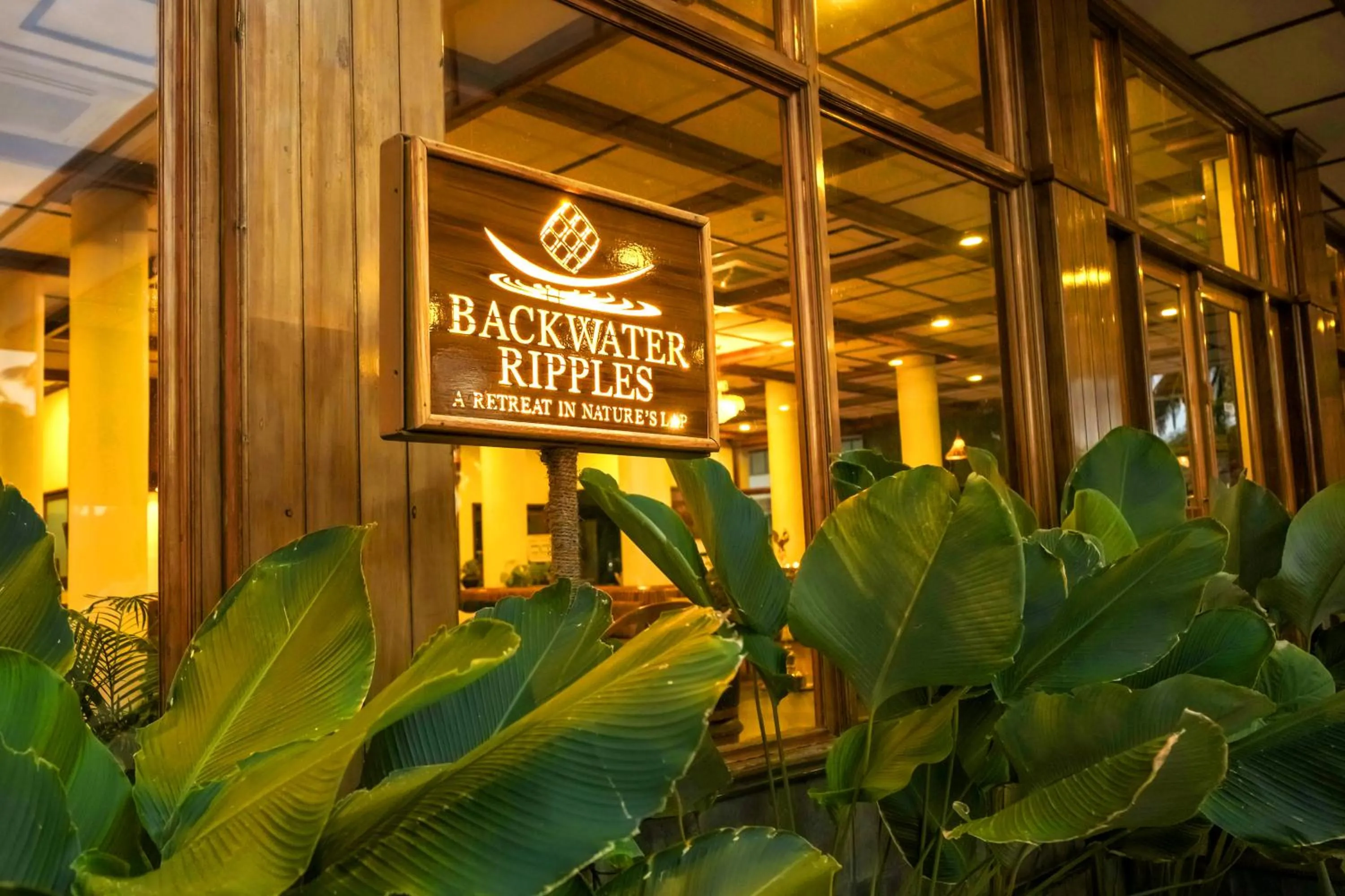 Logo/Certificate/Sign in Backwater Ripples Kumarakom