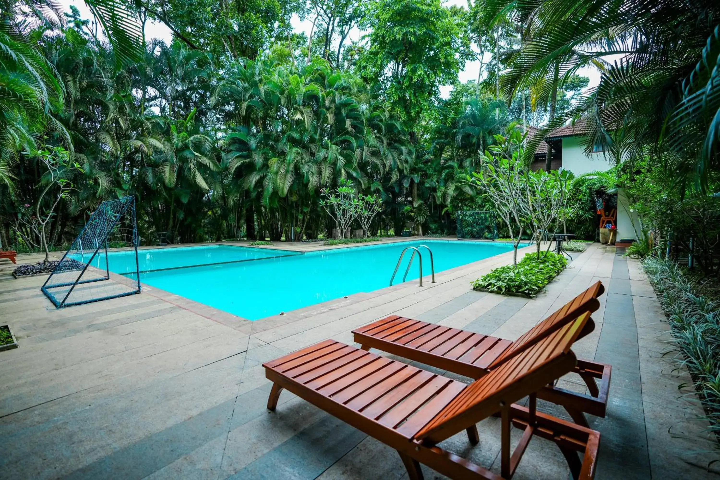 Swimming pool in Greenwoods Resort, Thekkady Swimming pool in Greenwoods Resort, Thekkady