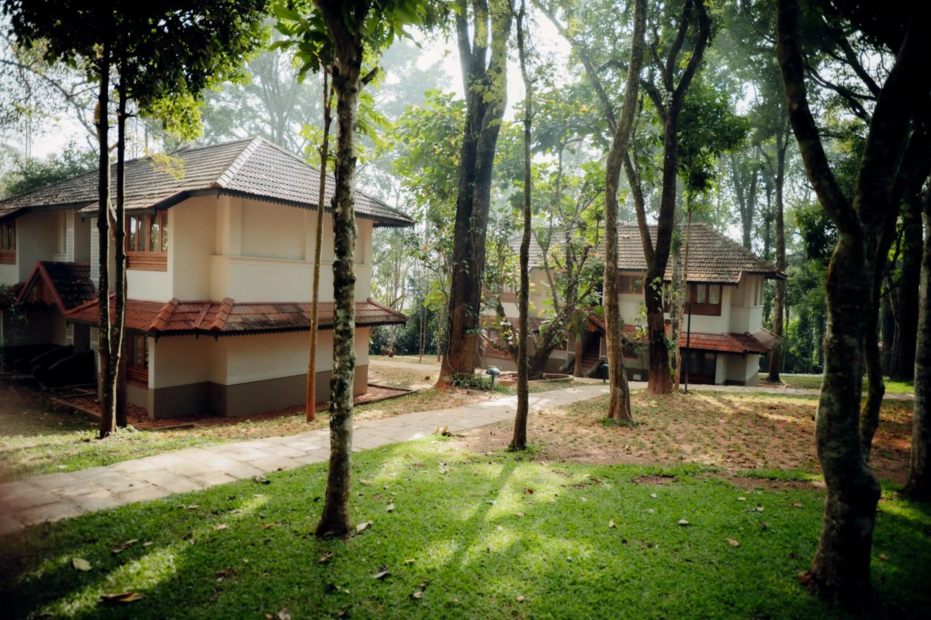 Property building in Greenwoods Resort, Thekkady