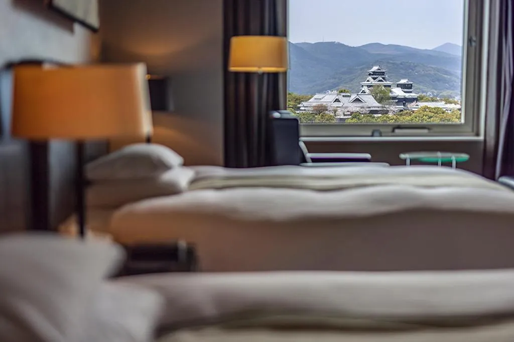 Photo of the whole room, Bed in Hotel Nikko Kumamoto