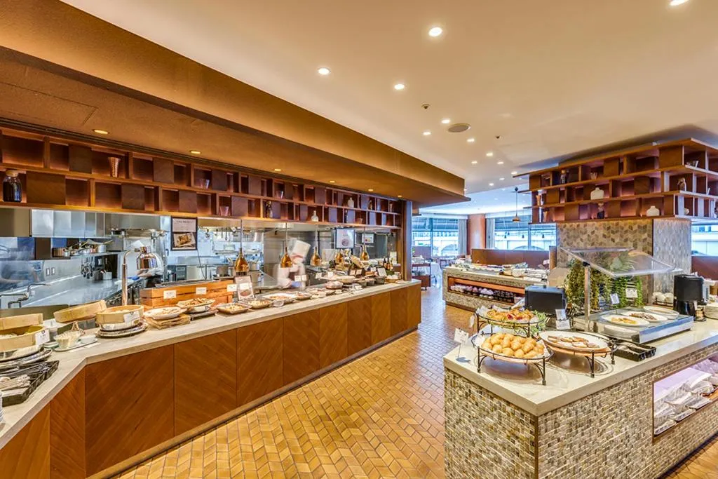 Buffet breakfast in Hotel Nikko Kumamoto