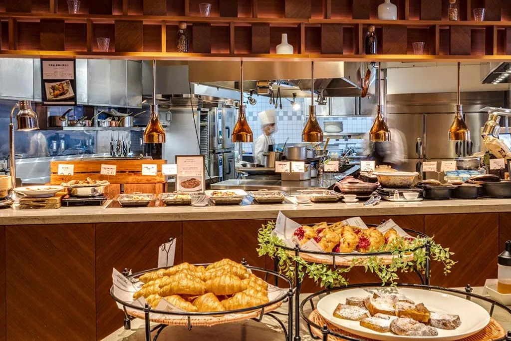 Buffet breakfast in Hotel Nikko Kumamoto