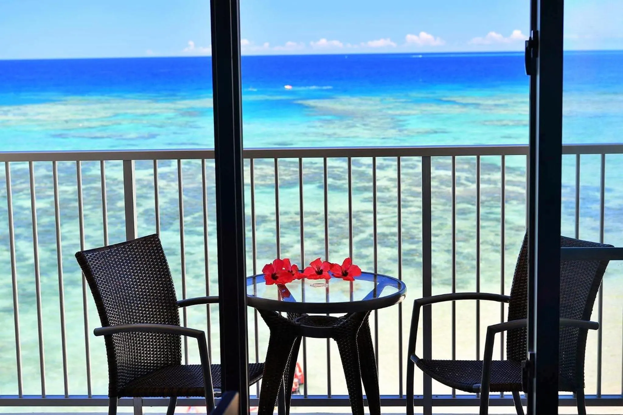 View (from property/room) in Churaumi on the Beach Motobu