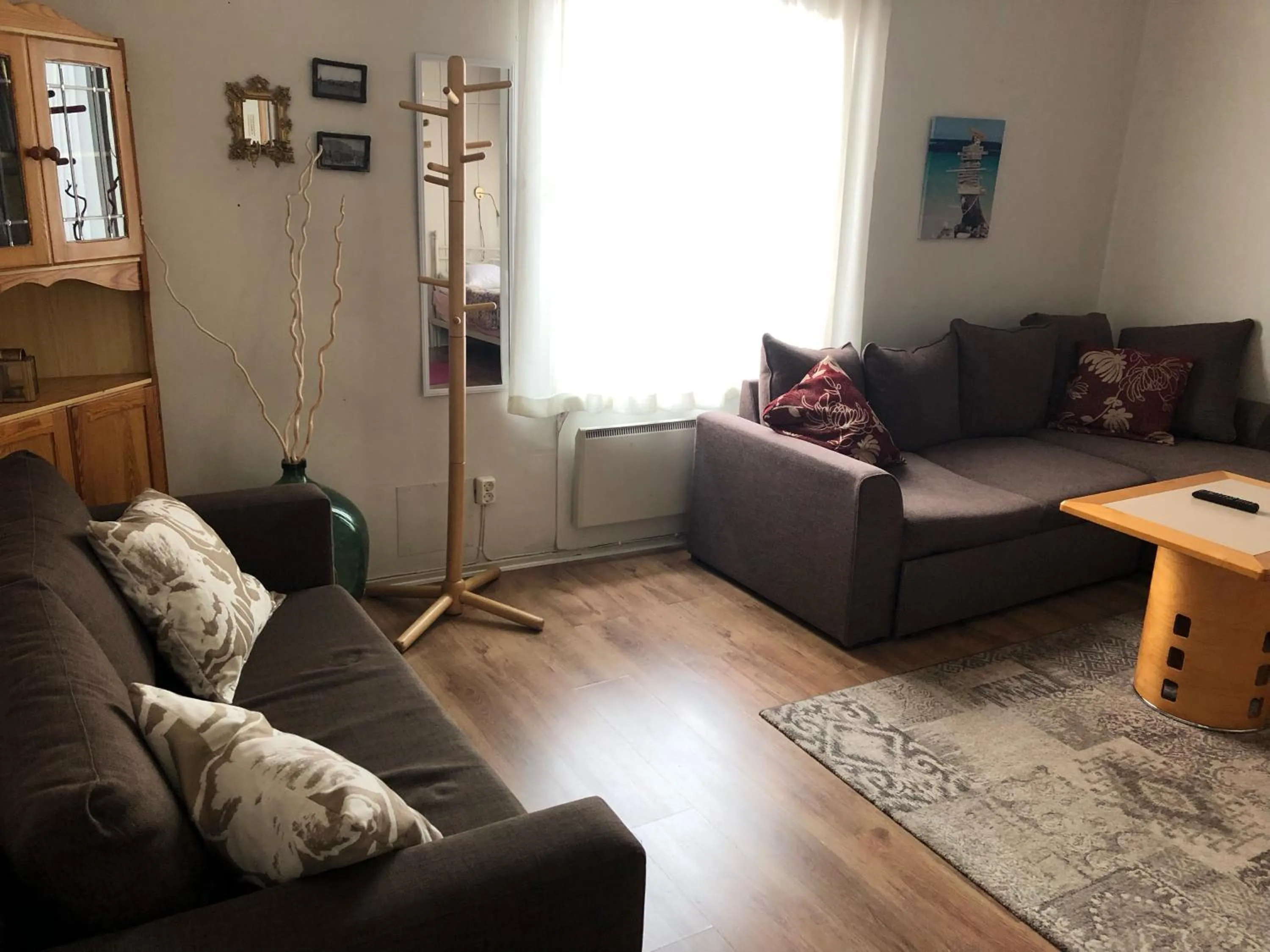 Living room in Hostel River