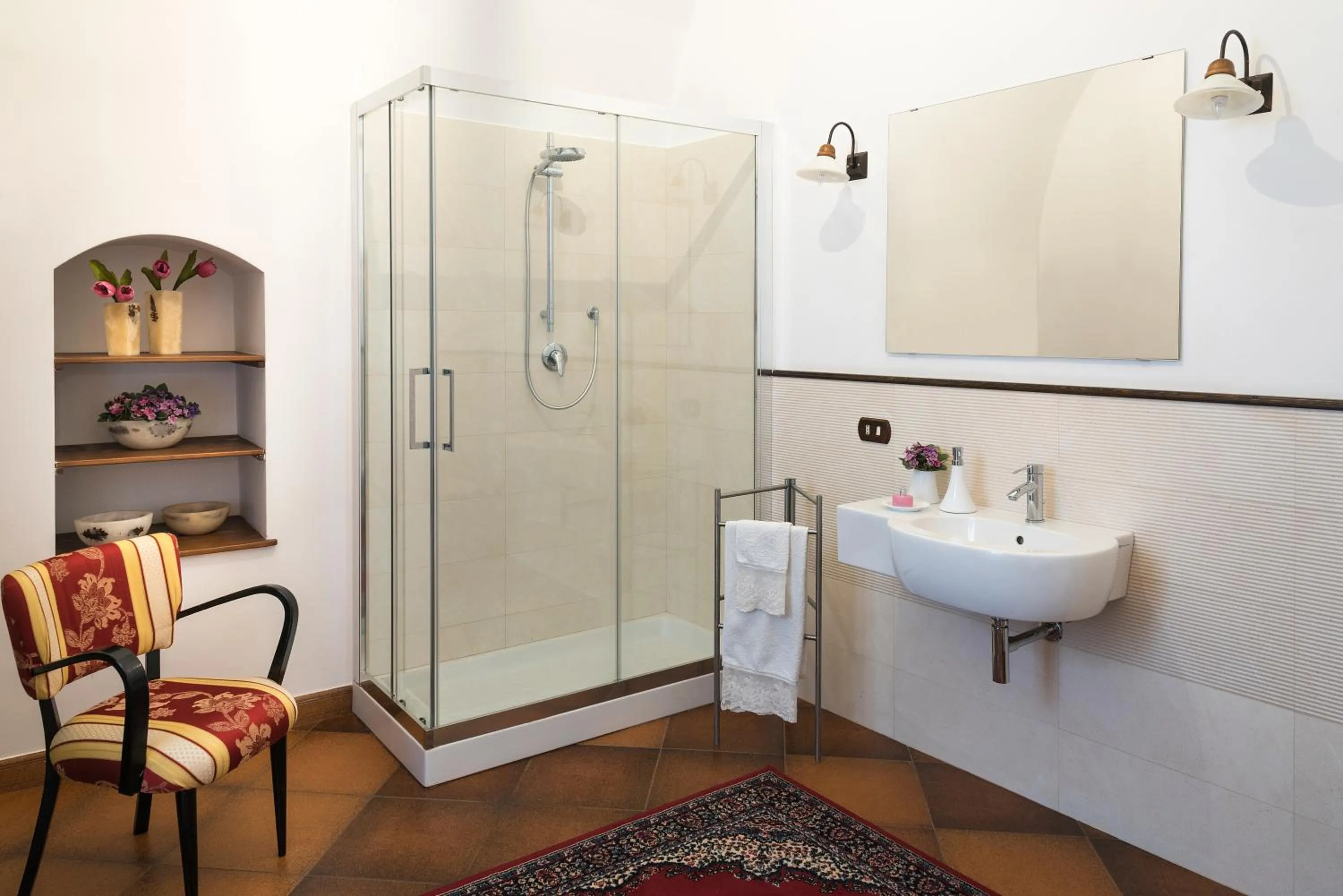 Bathroom in Malandrì B&B