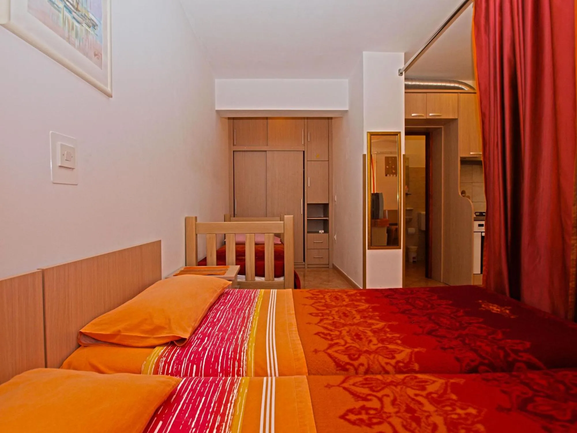Bed in Apartments Irena 531