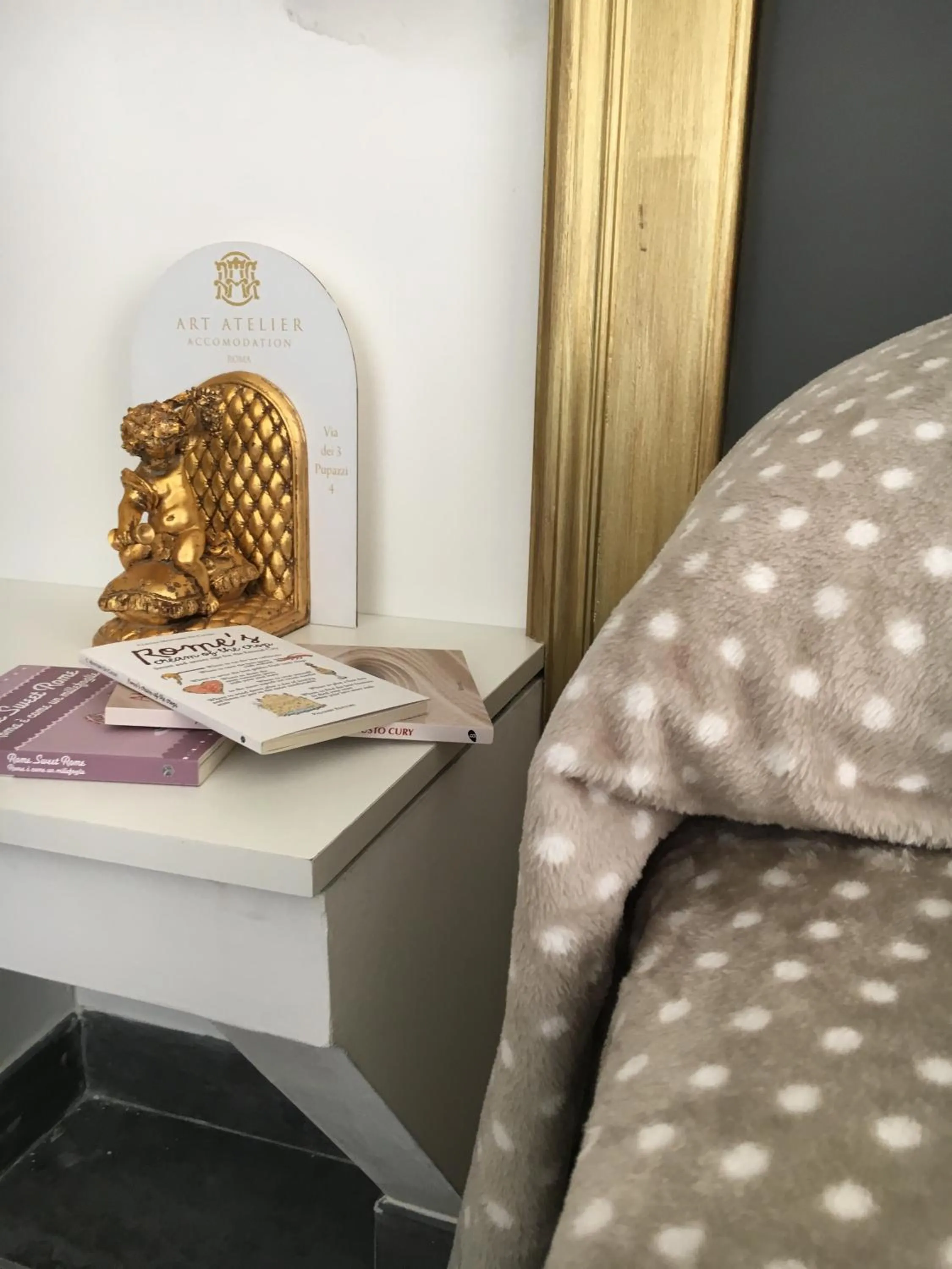 Bedroom, Bed in Art Atelier Borgo