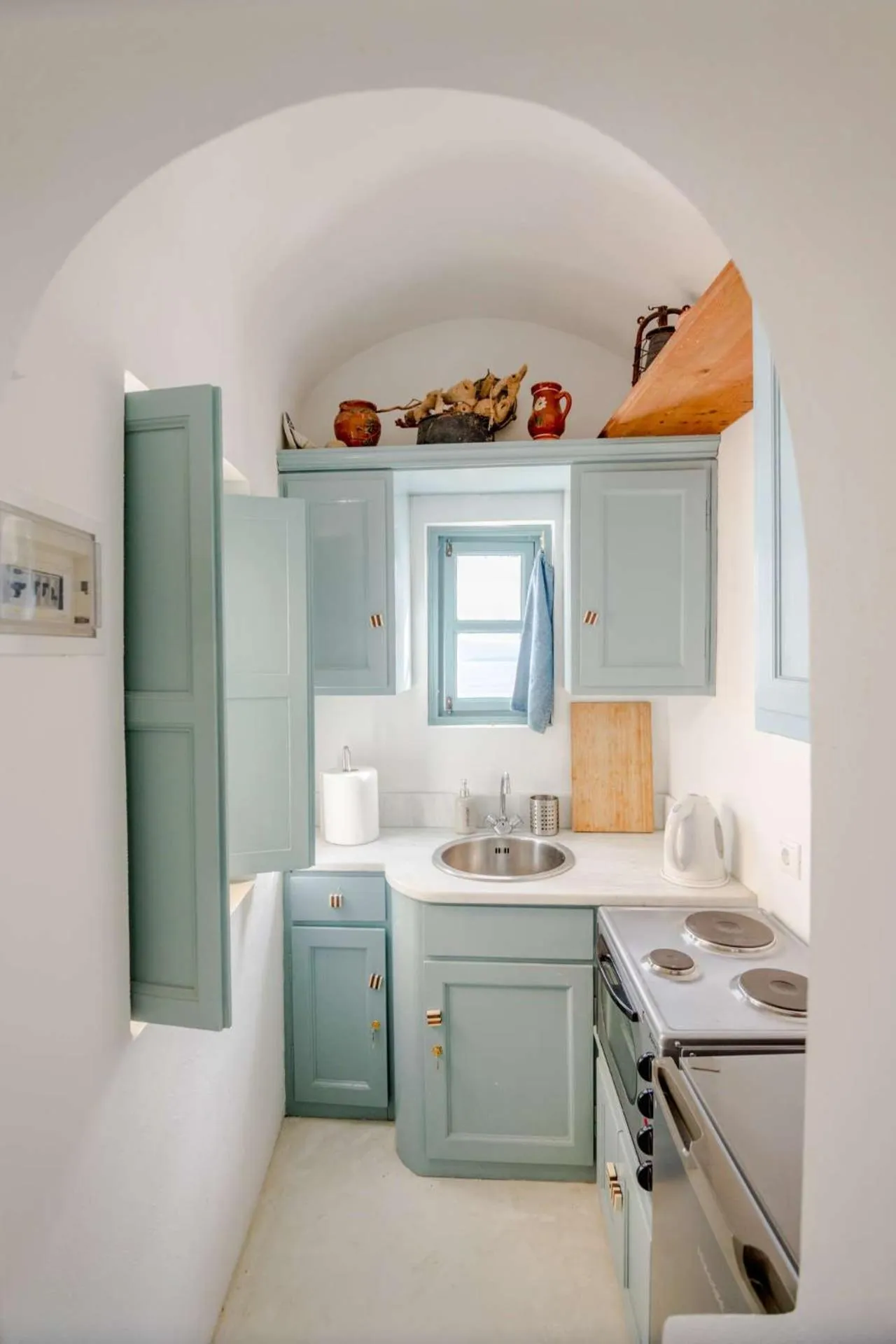 Kitchen or kitchenette in Zoe Aegeas Traditional houses
