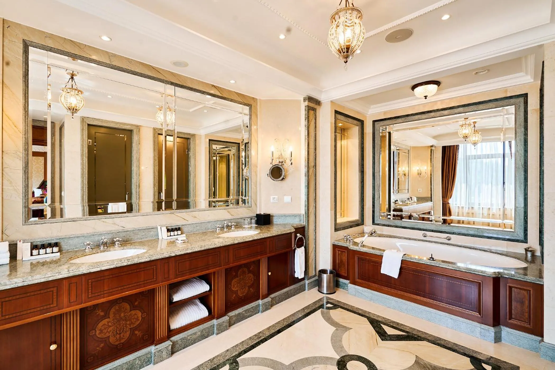 Bathroom in Fairmont Grand Hotel Kyiv