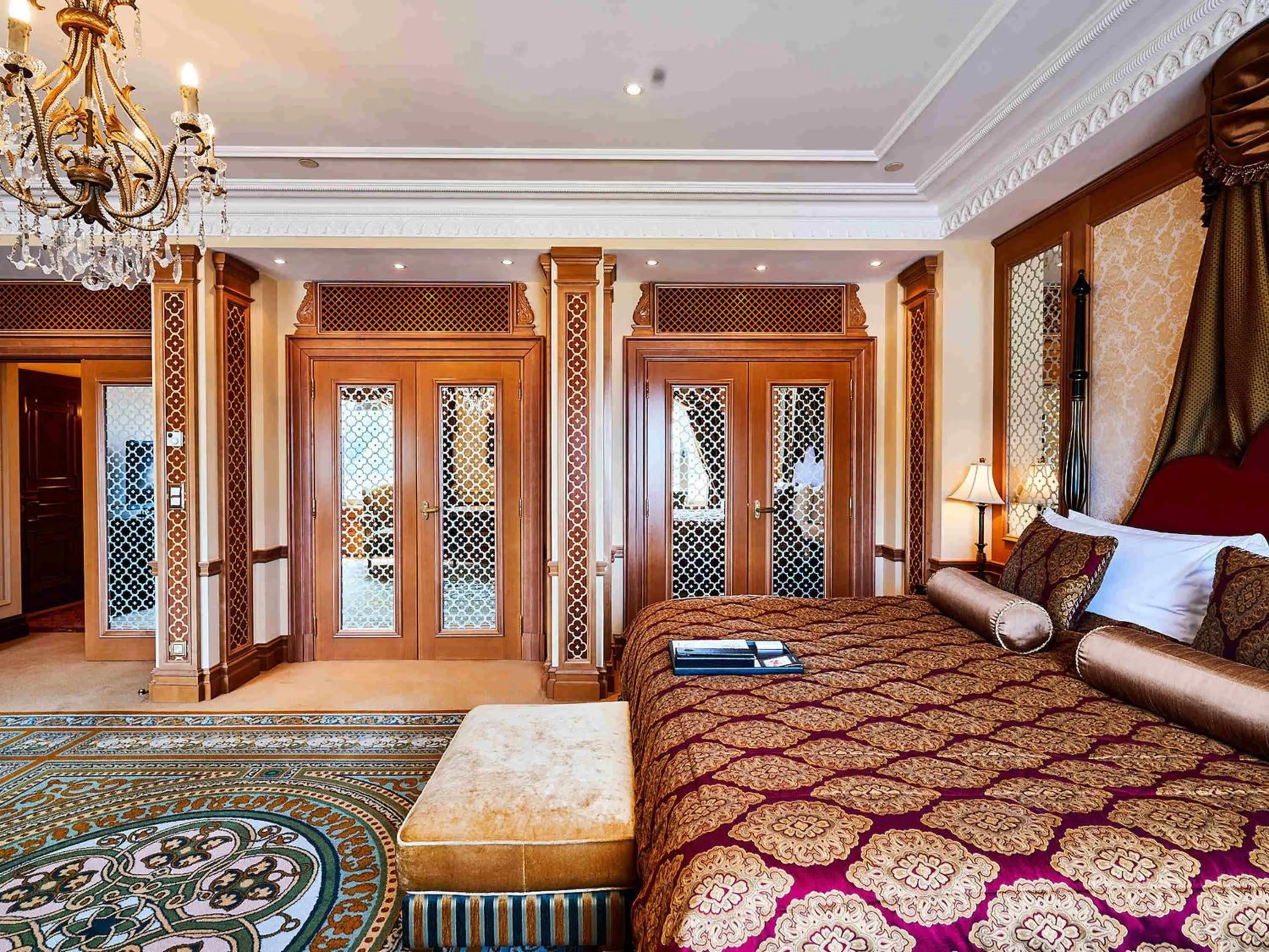 Bedroom, Bed in Fairmont Grand Hotel Kyiv