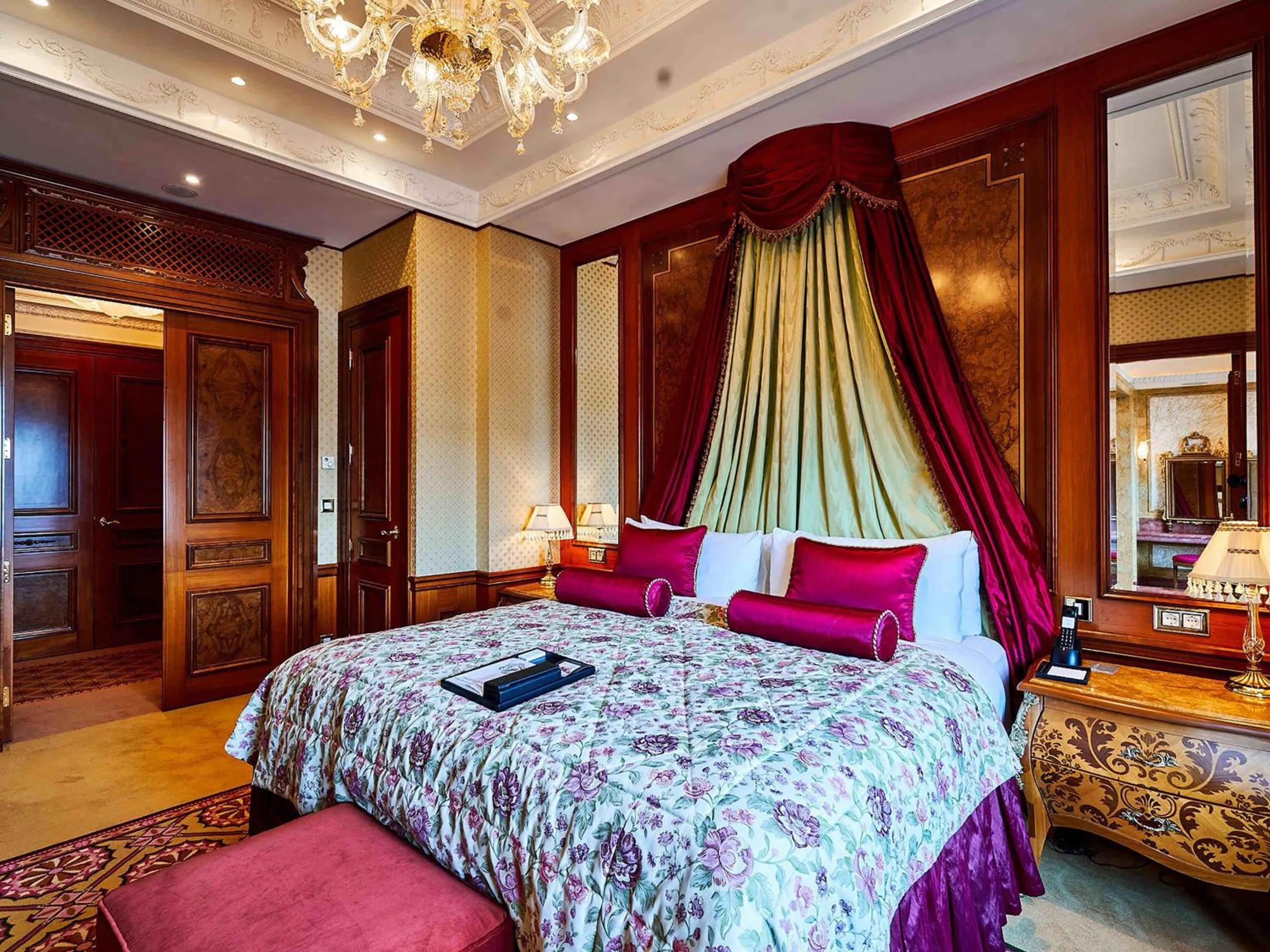 Bedroom, Bed in Fairmont Grand Hotel Kyiv