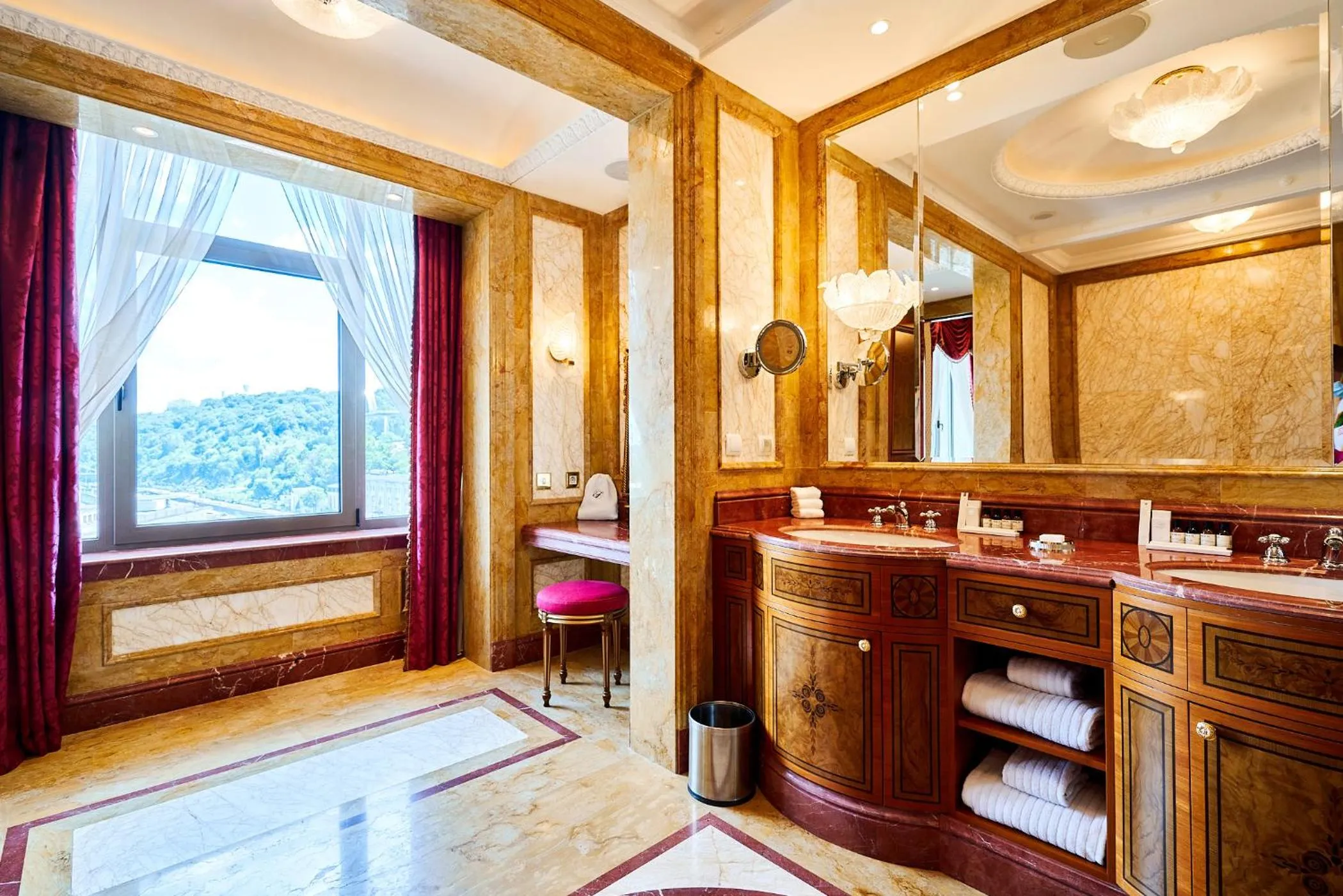 Bathroom in Fairmont Grand Hotel Kyiv