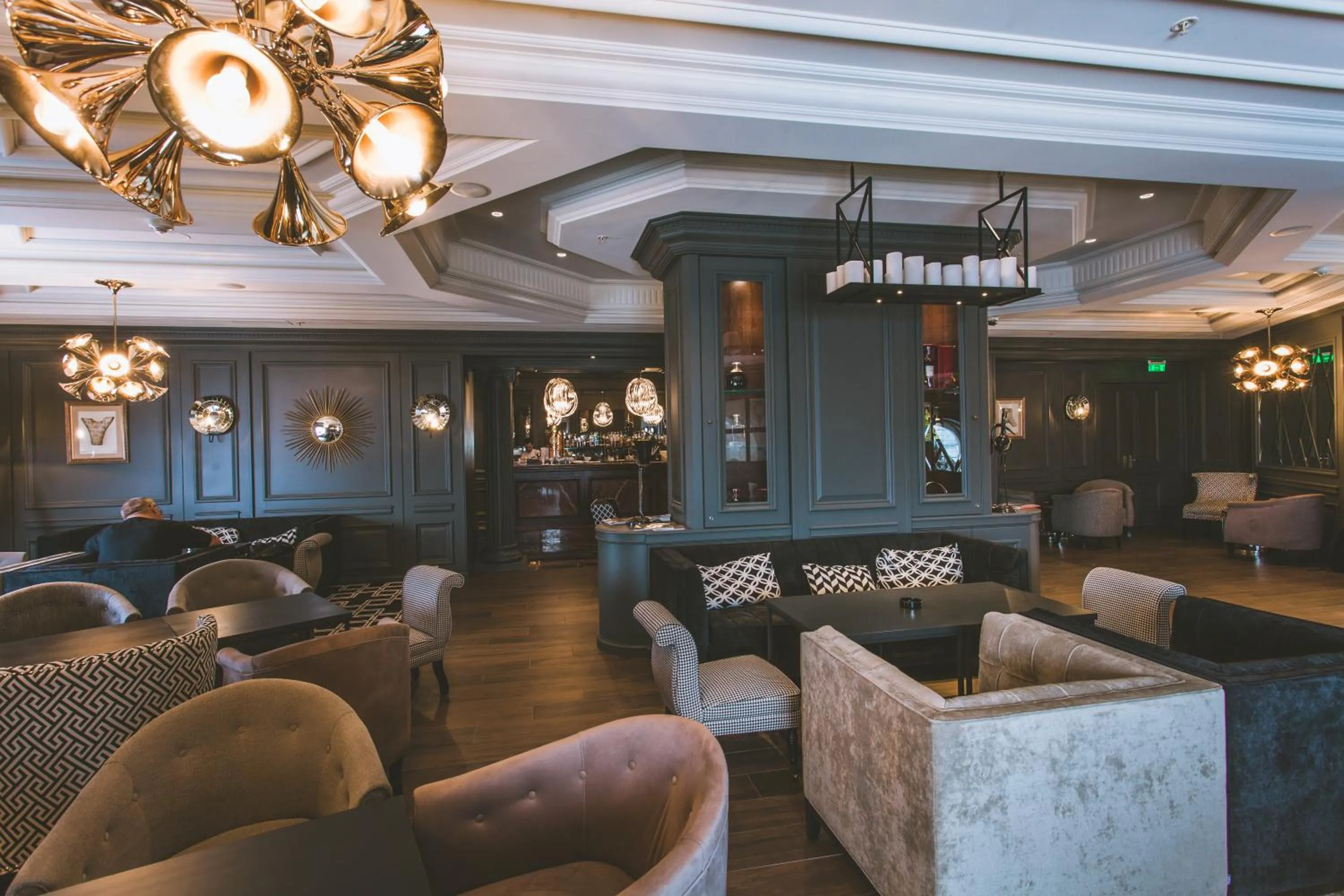 Lounge or bar in Fairmont Grand Hotel Kyiv