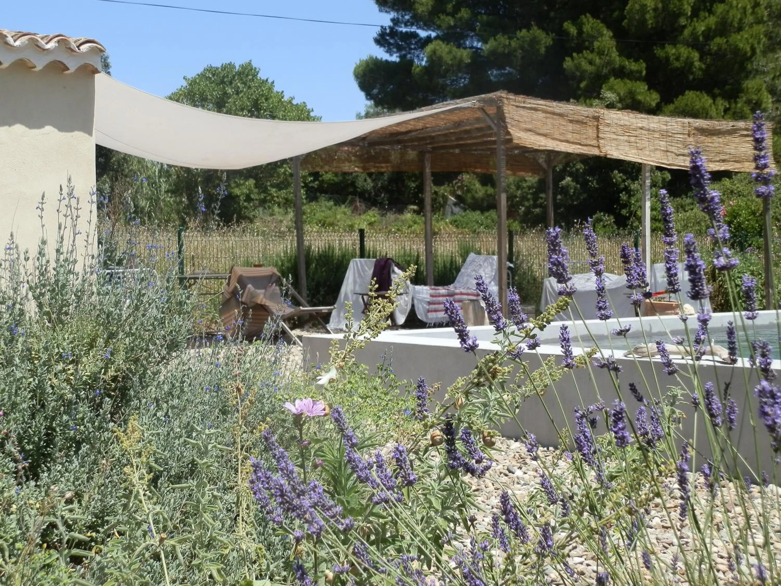 Swimming pool in Domaine de Manteau-Bleu