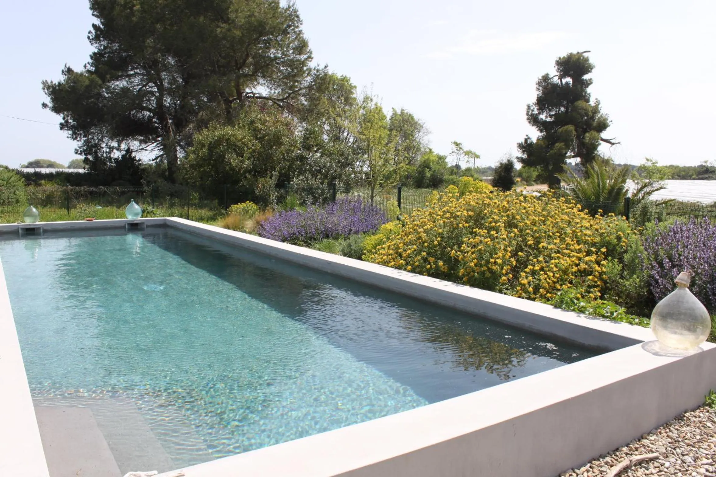Swimming pool in Domaine de Manteau-Bleu
