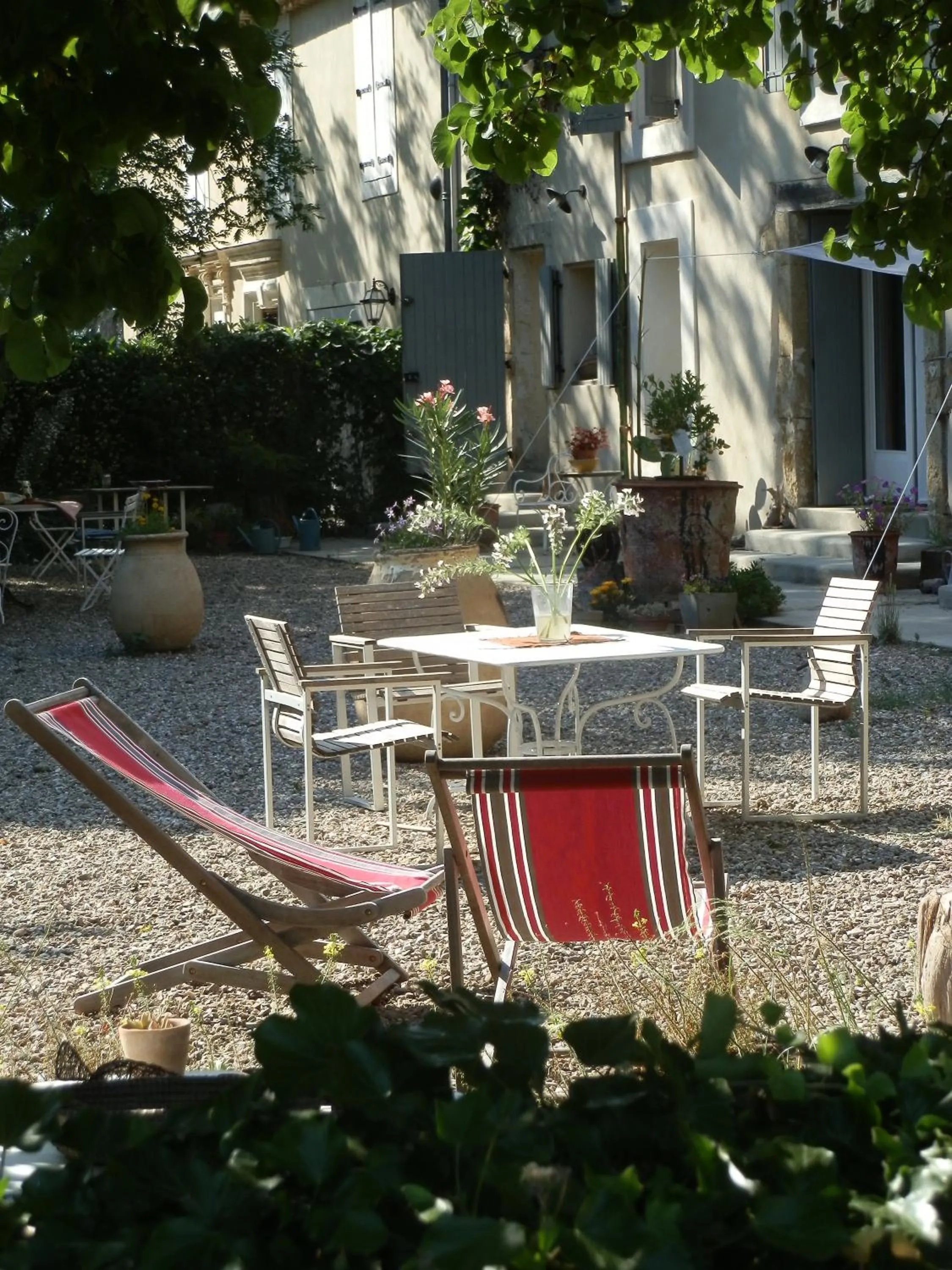 Patio in Domaine de Manteau-Bleu