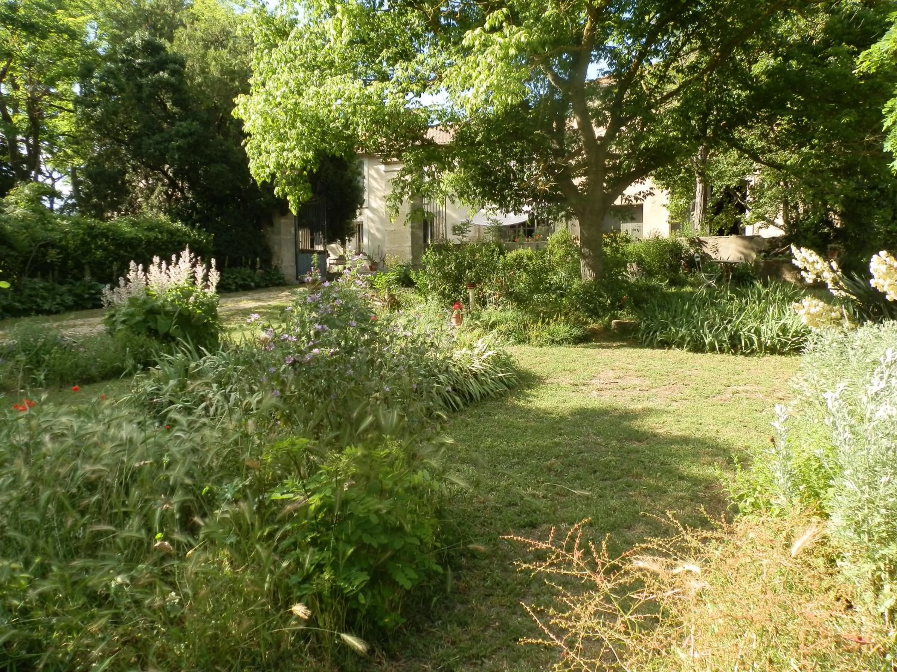 Garden in Domaine de Manteau-Bleu