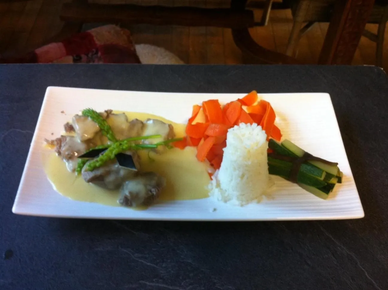 Food close-up in Chambre d'hôtes du Moulin de Landonvillers